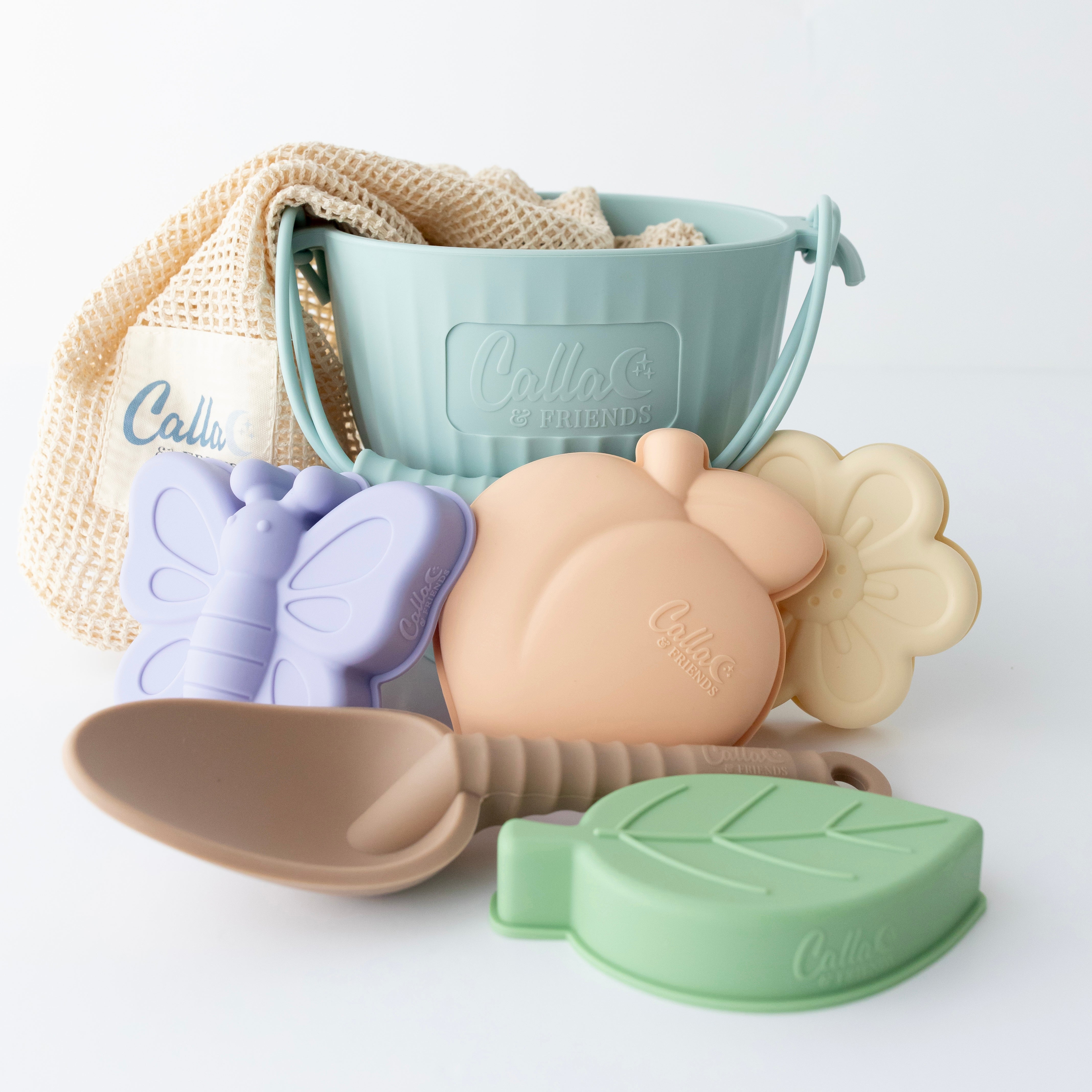 Peach Blossom Silicone Beach Toy Set