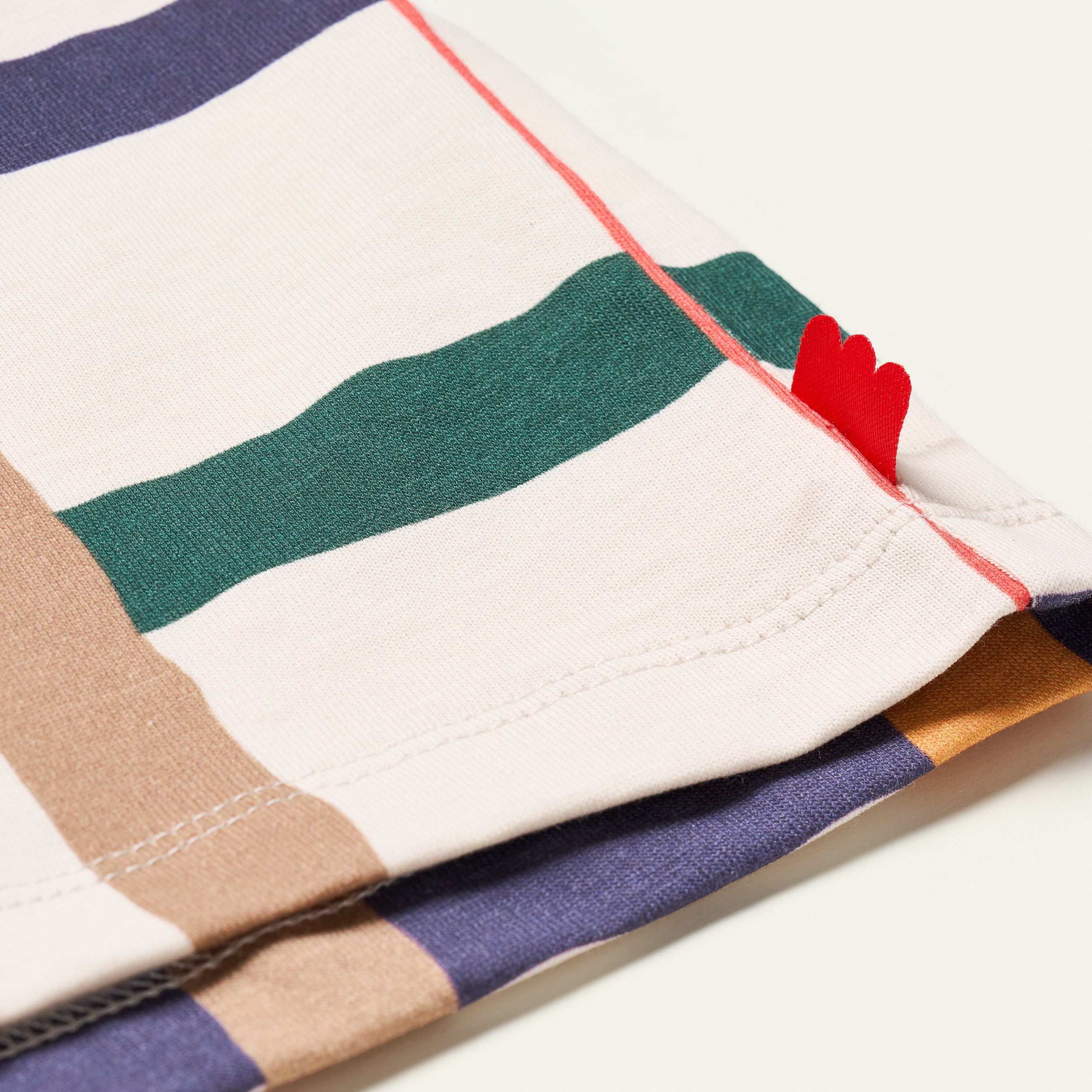 Recycled Cotton Warm Grid T-Shirt