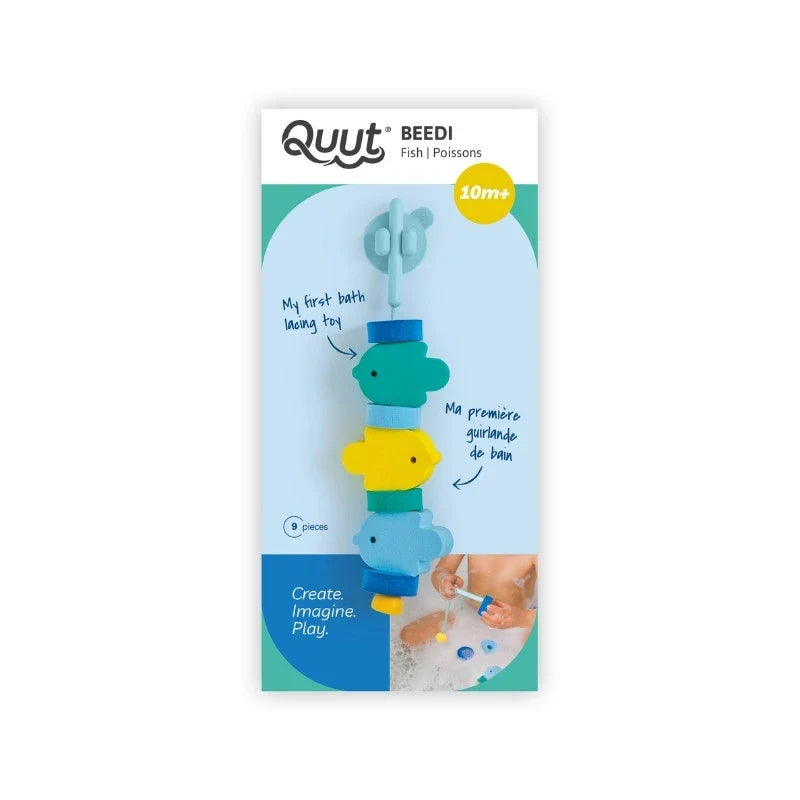 Beedi Fish – Soft EVA Foam Lacing Beads Bath Toy