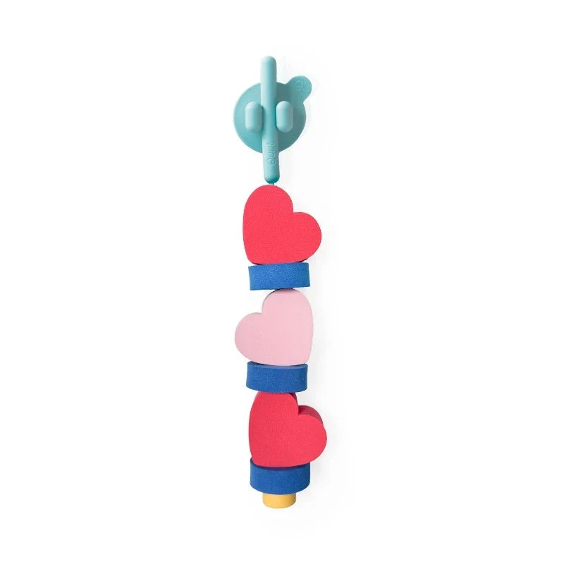 Beedi Hearts – Soft Floating Lacing Beads Bath Toy