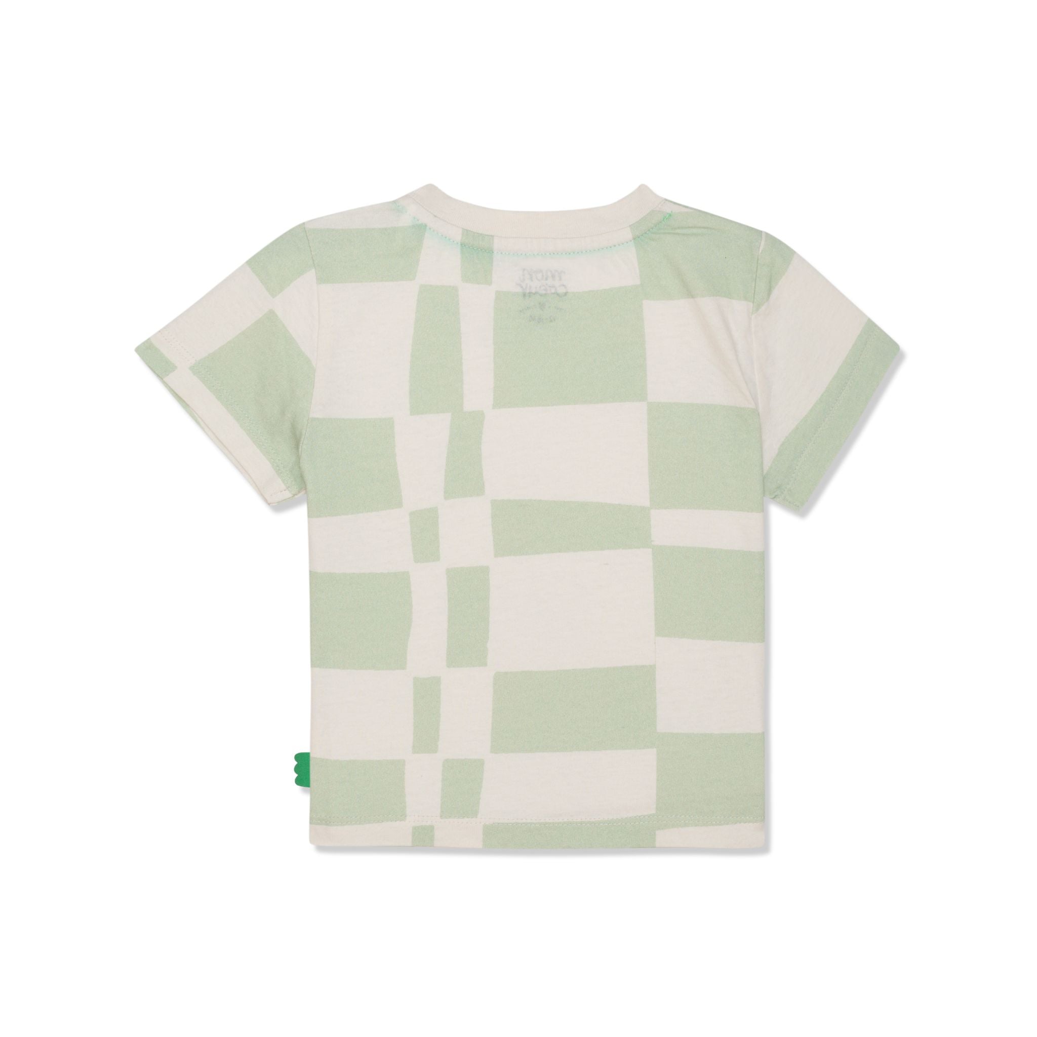Recycled Cotton Checkered Baby T-shirt