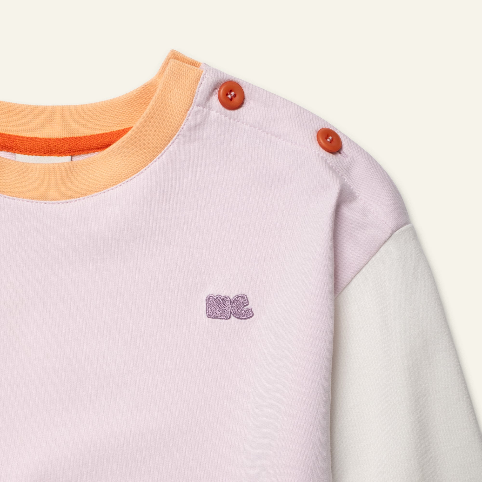 Lilac Colorblock Sweatshirt