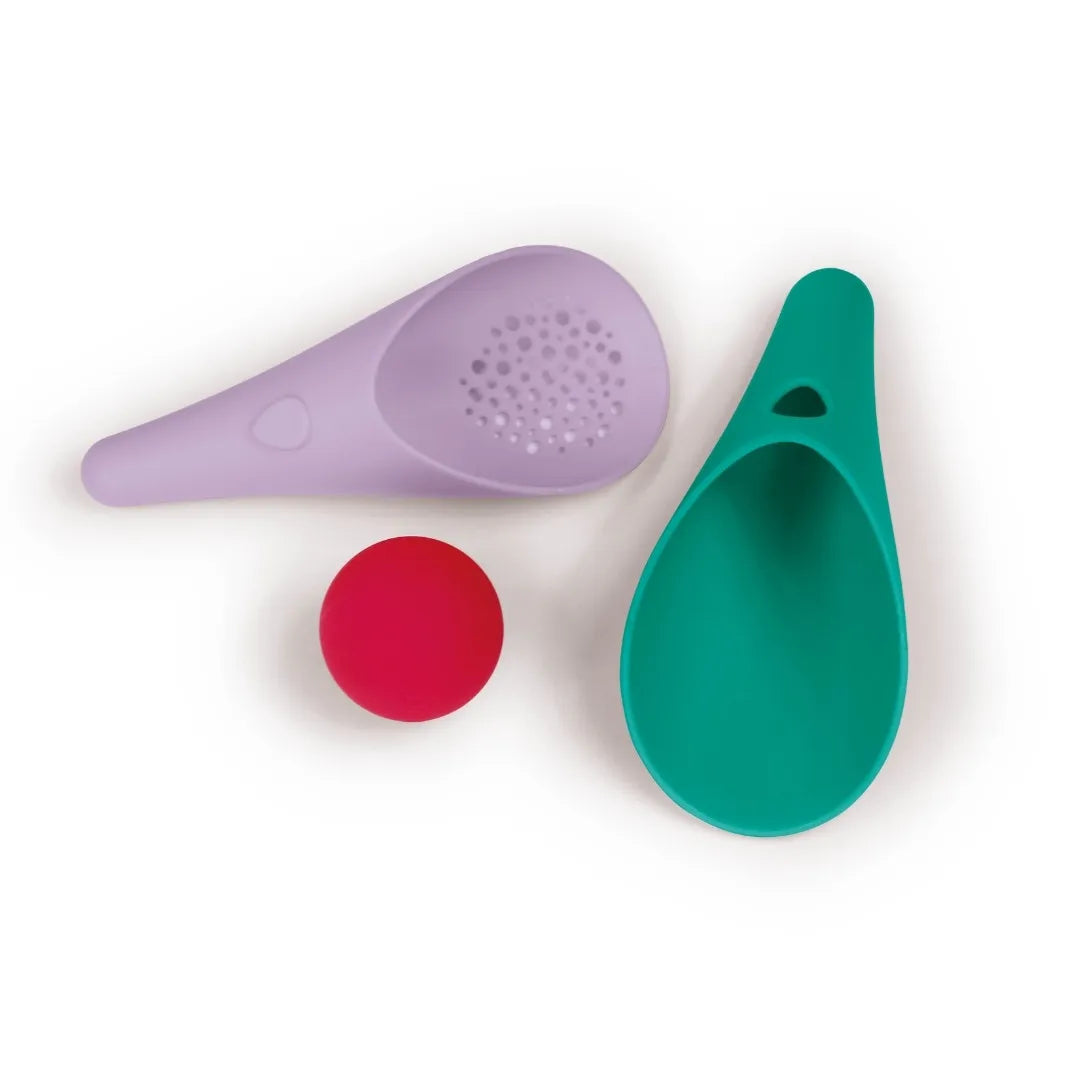 Cuppi All-in-One Sand & Water Toy – Shovel, Sieve, and Ball for Kids