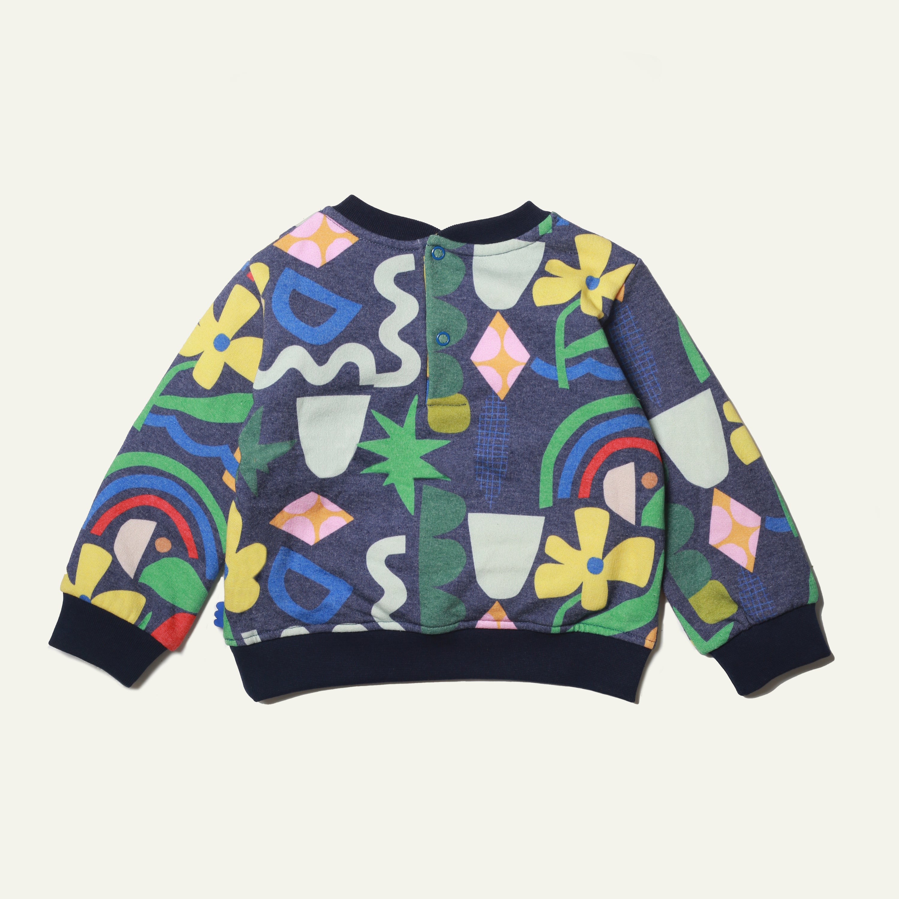 Recycled Cotton Pattern Baby Sweatshirt