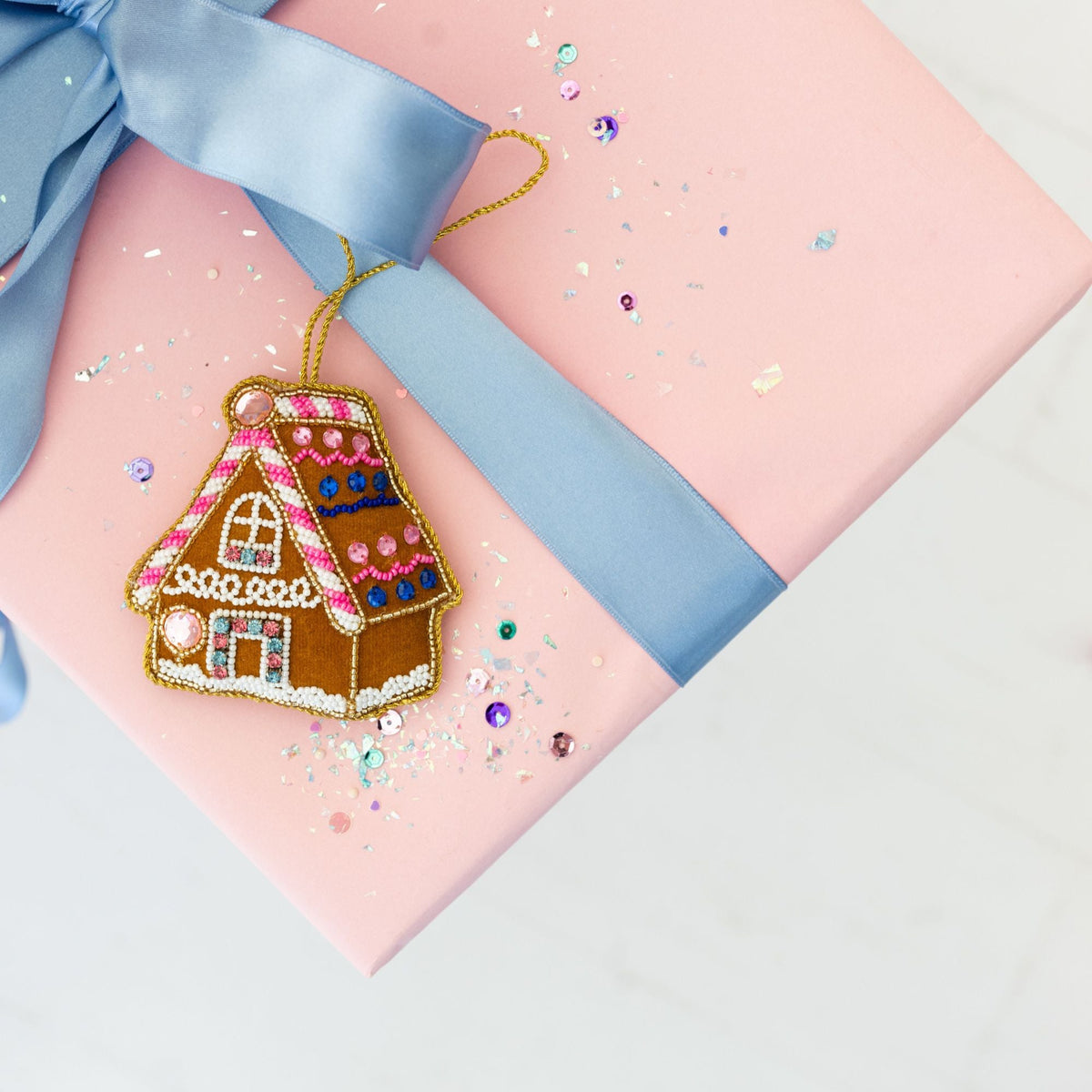Gingerbread House Christmas Ornament