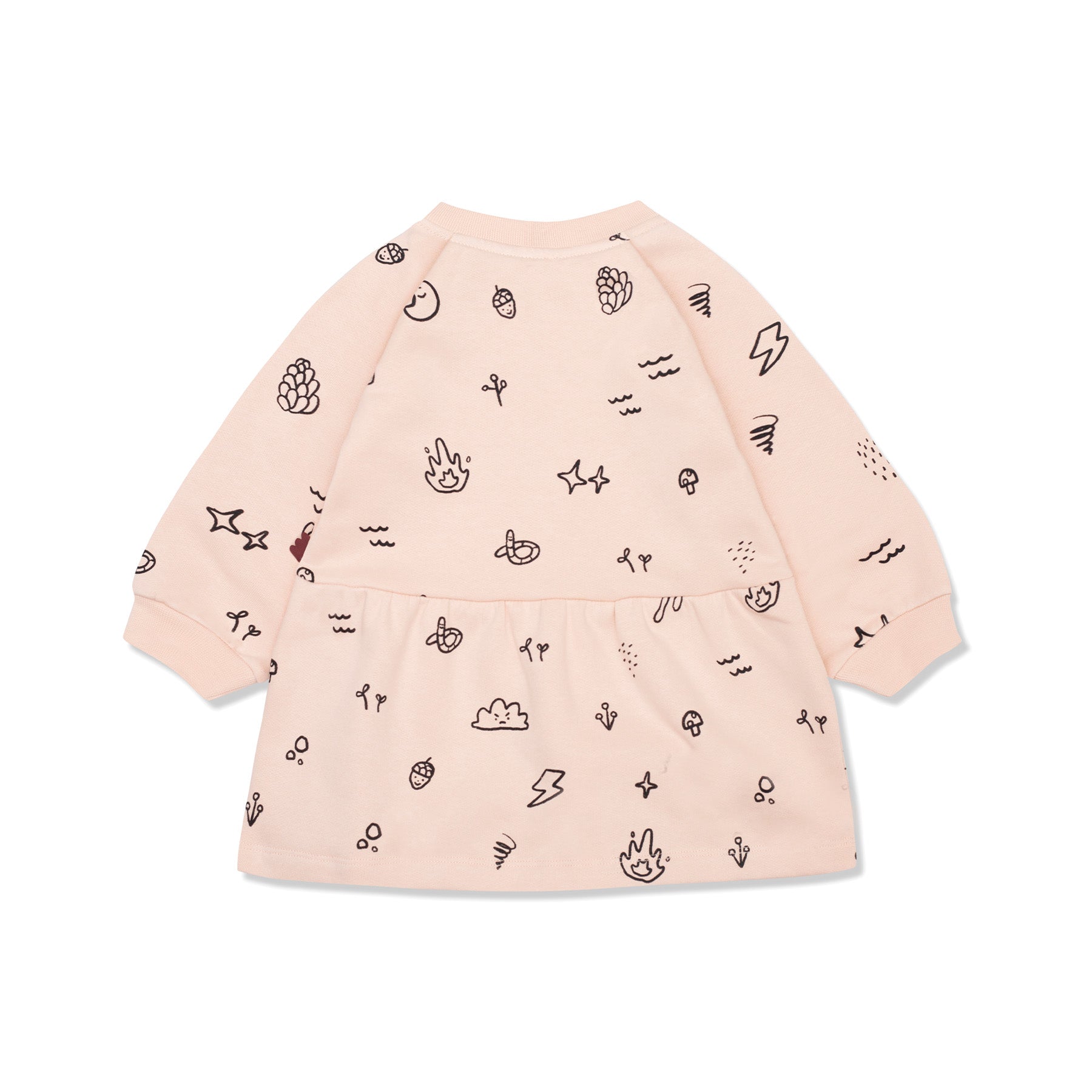 Doodles Print Baby Dress