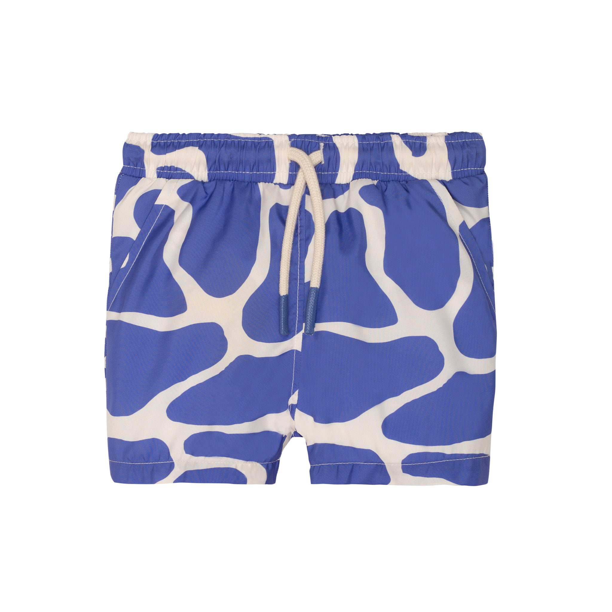 Seaqual Recycled Polyester Spotted Giraffe Kid Swim Trunks