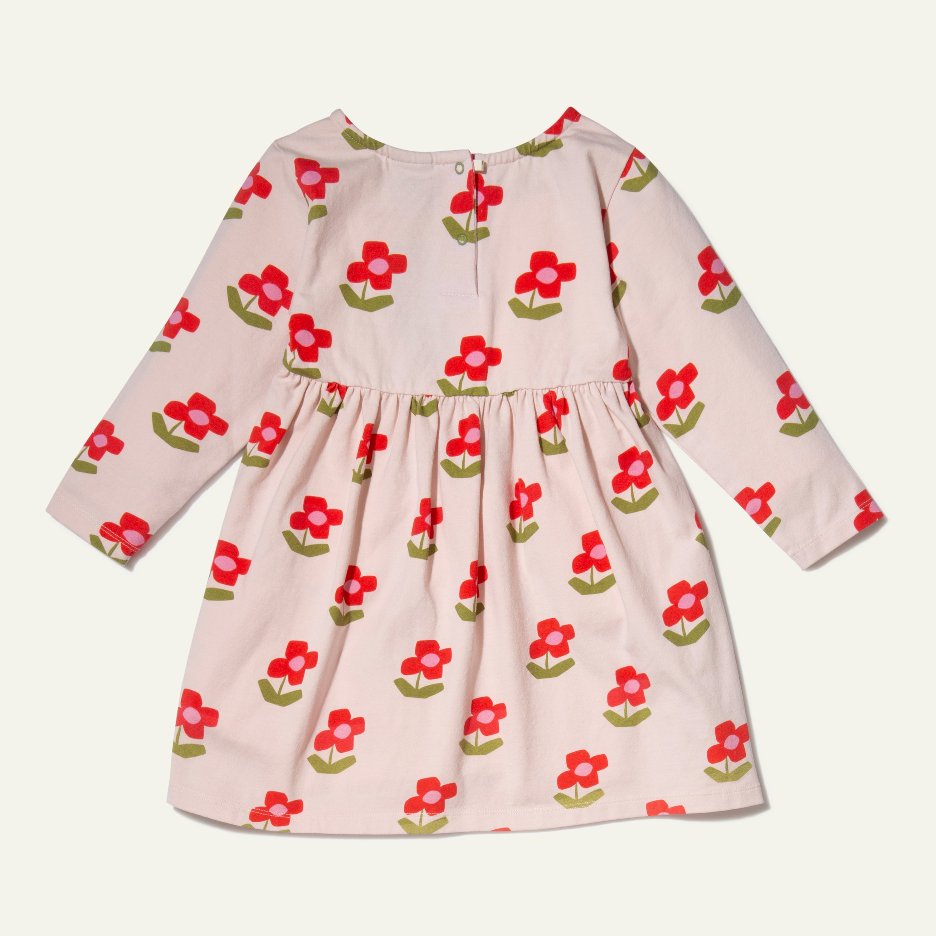 Recycled Jersey Flowers Baby Dress