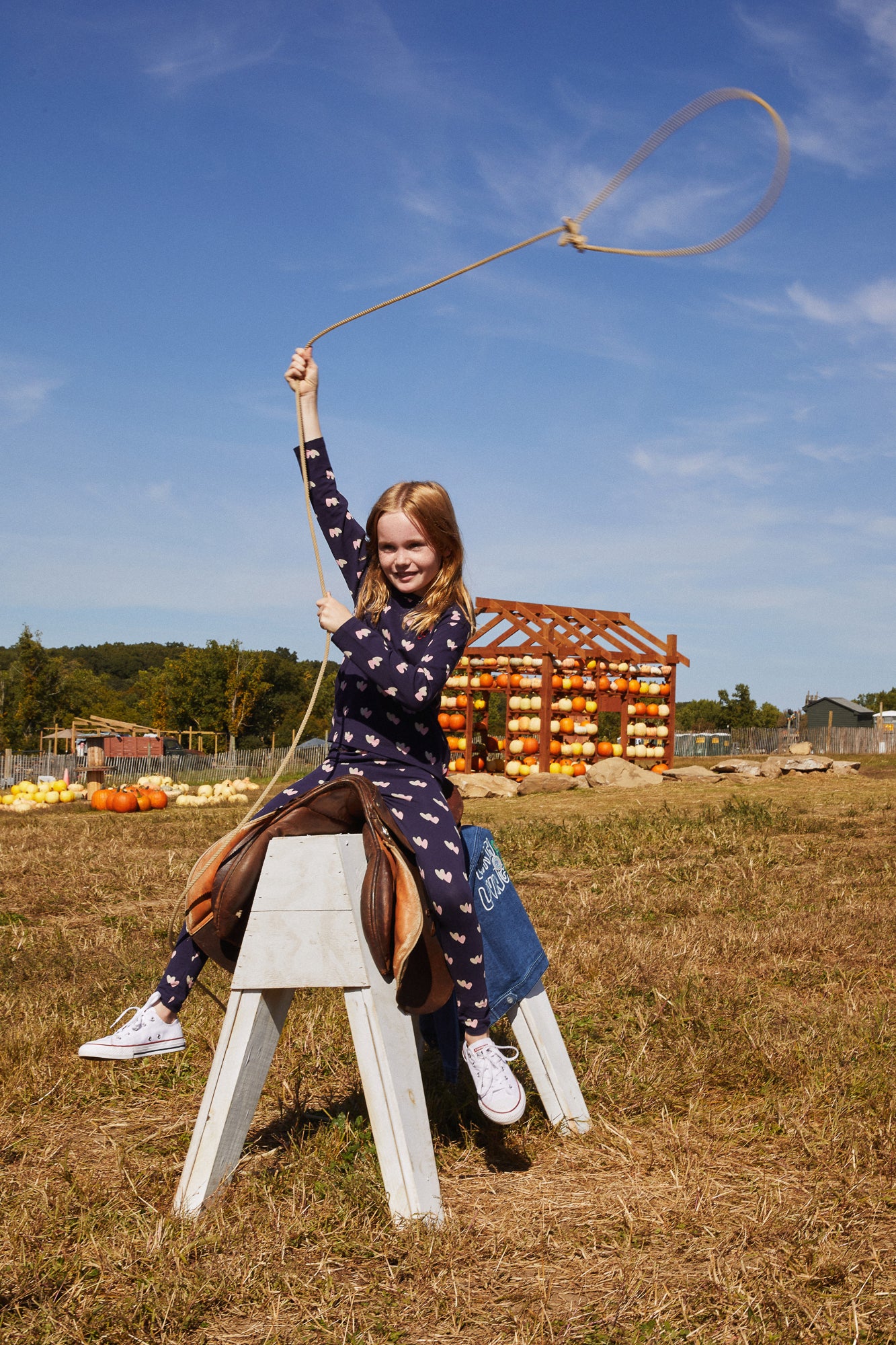 Recycled Cotton Hearts Kid T-Shirt