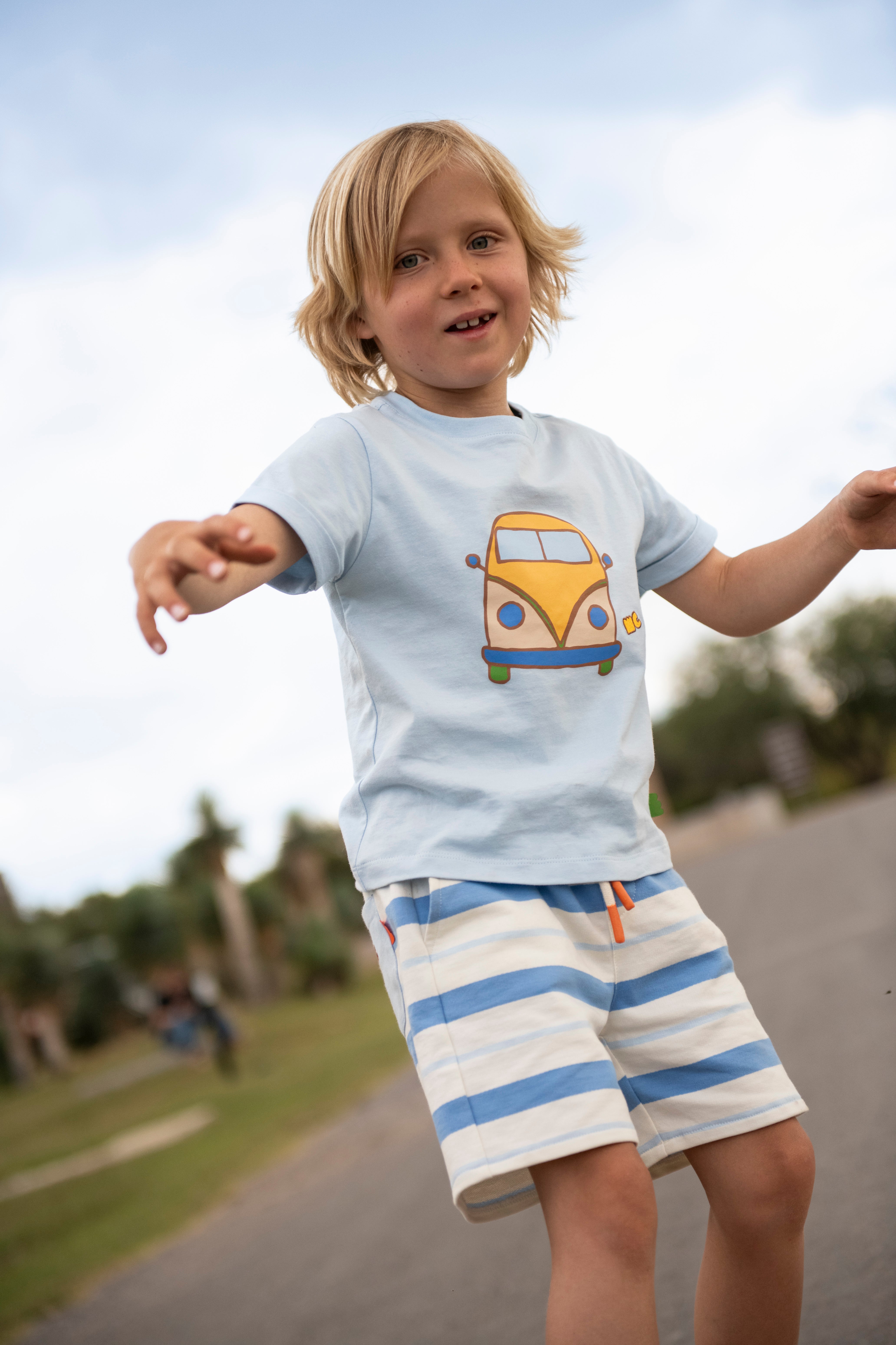 Blue Groovy Van T-Shirt