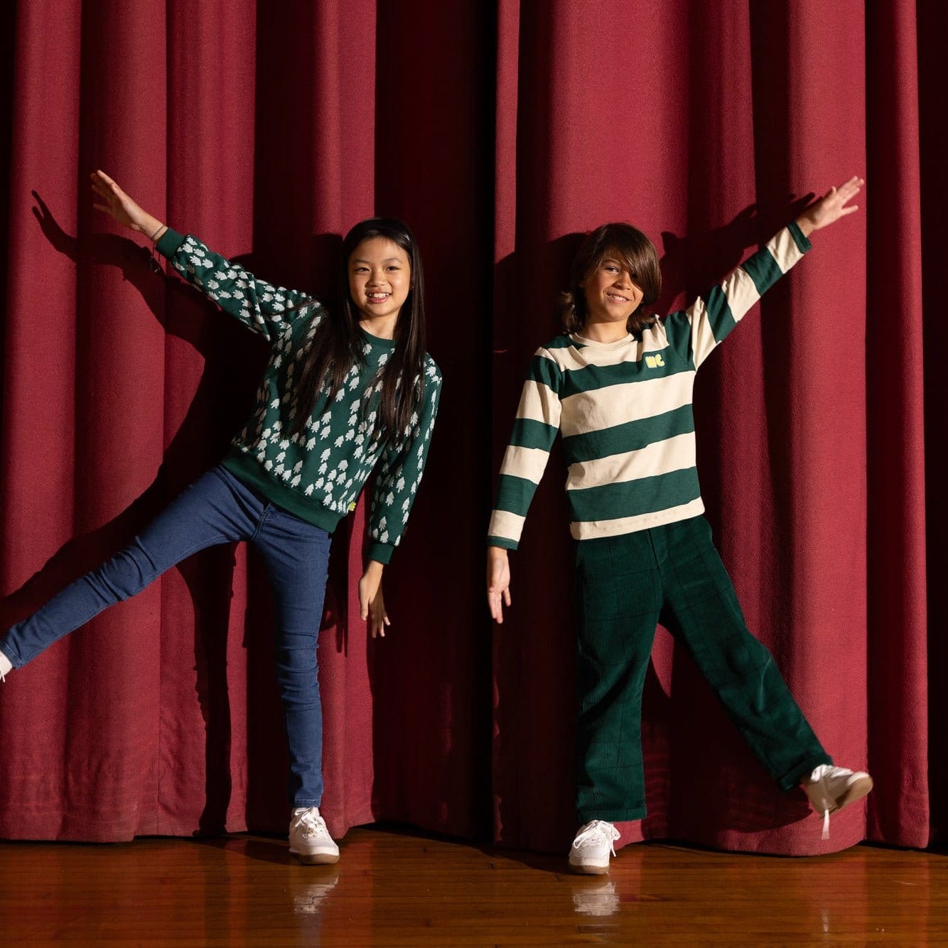 Recycled Cotton Snowy Pine Sweatshirt