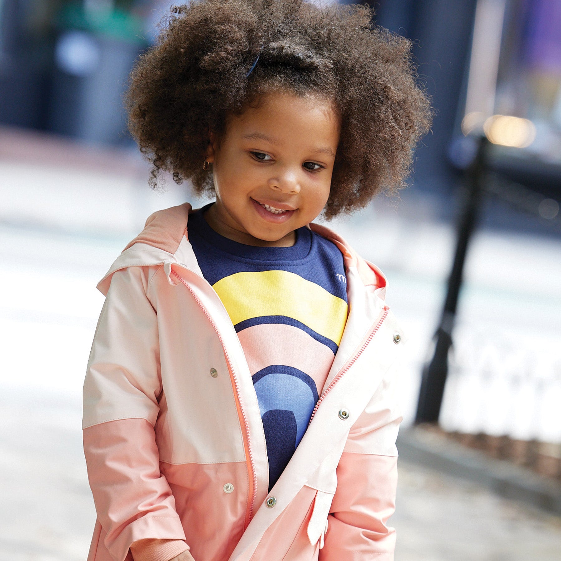 Colorblock Kid Raincoat