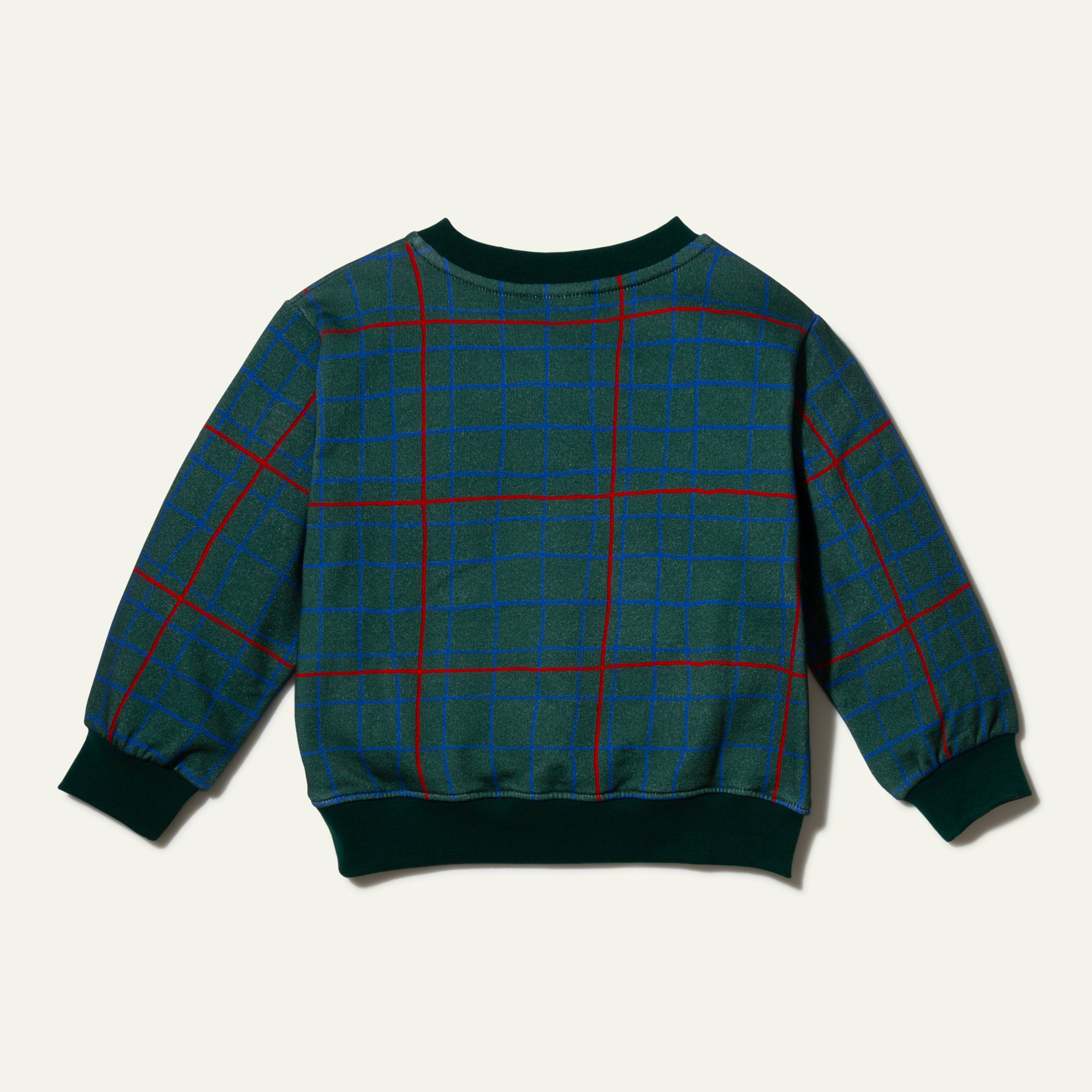 Recycled Cotton Grid Kid Sweatshirt