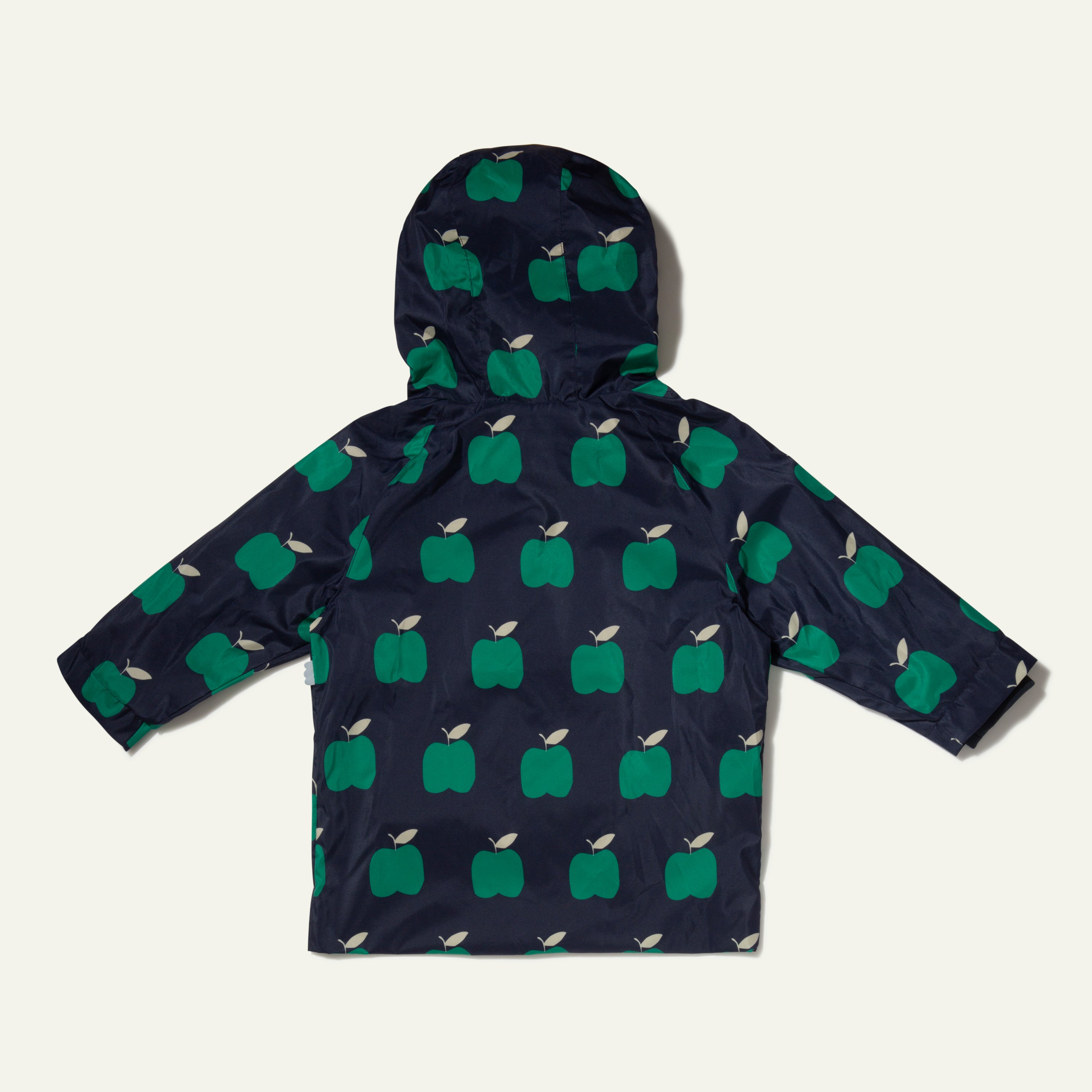 Recycled Fabric Apple Kid Raincoat