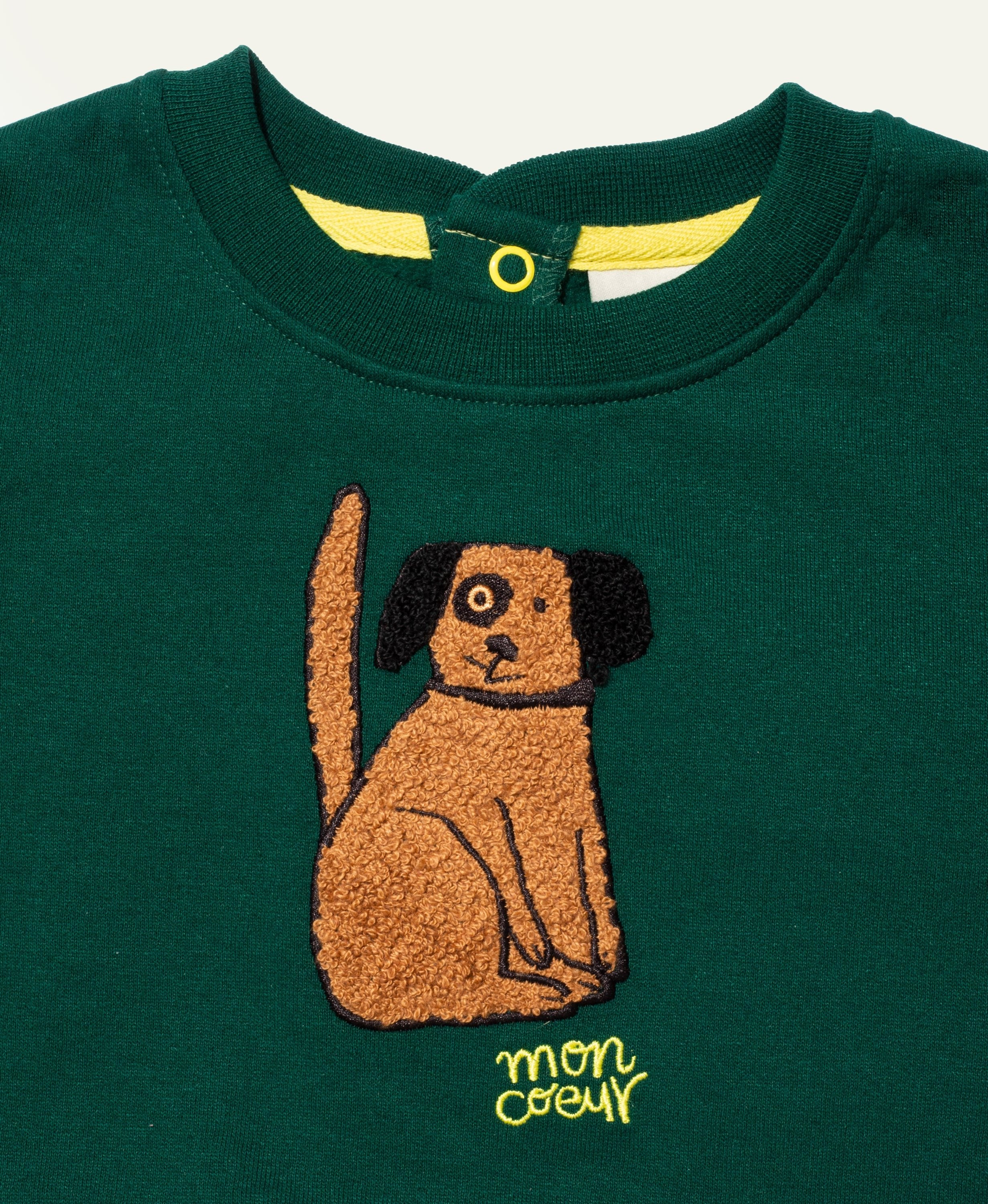 Recycled Cotton Spot Baby Sweatshirt