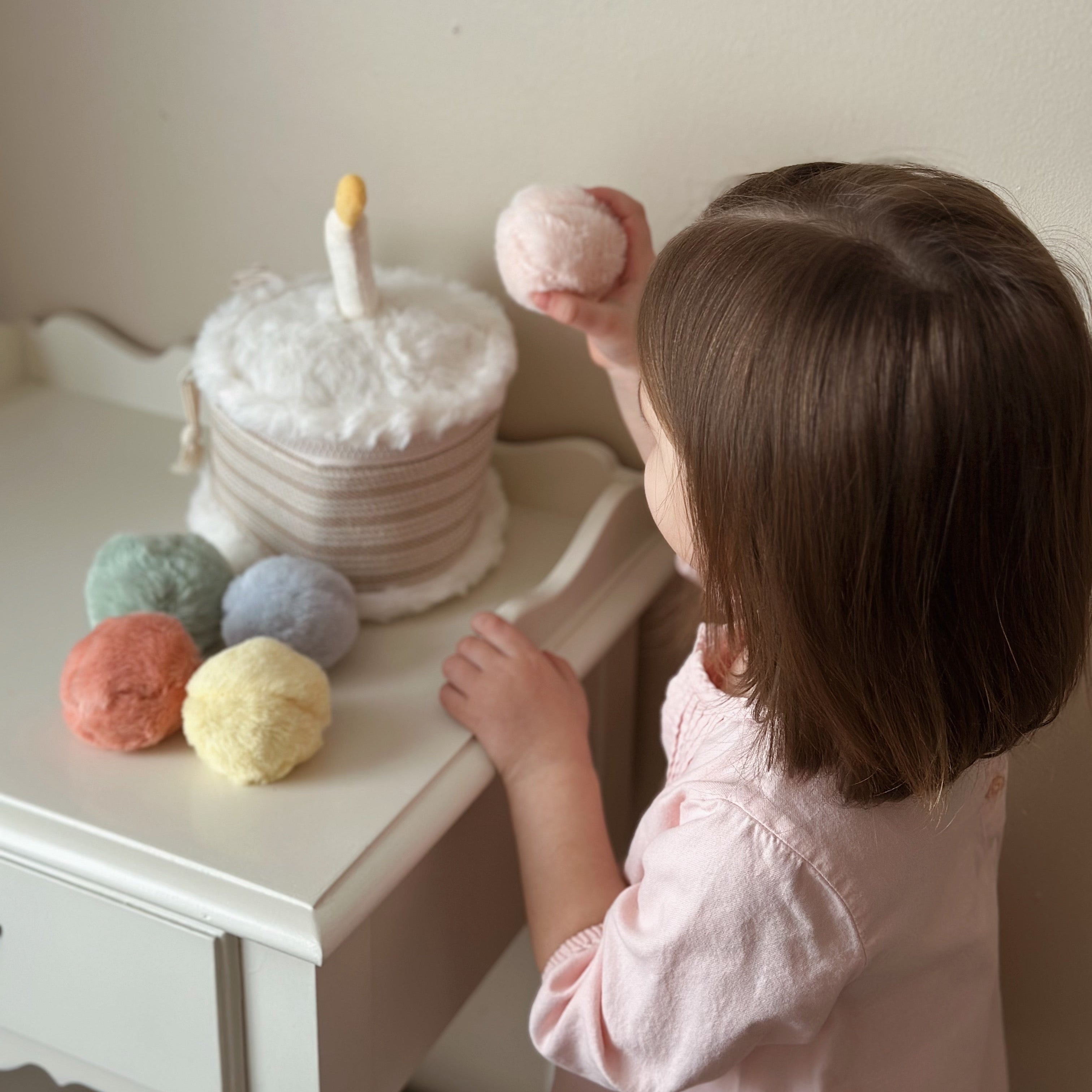 Birthday Cake & Toss Bin