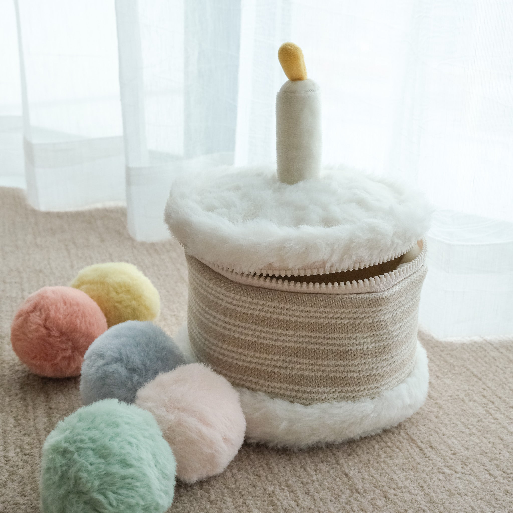Birthday Cake & Toss Bin