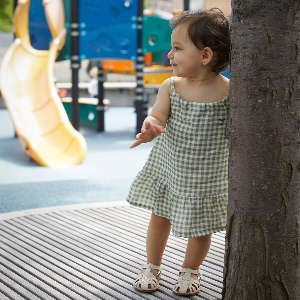 Gingham Baby Linen Dress