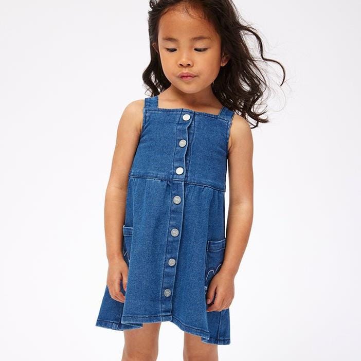 Denim Overall Dress