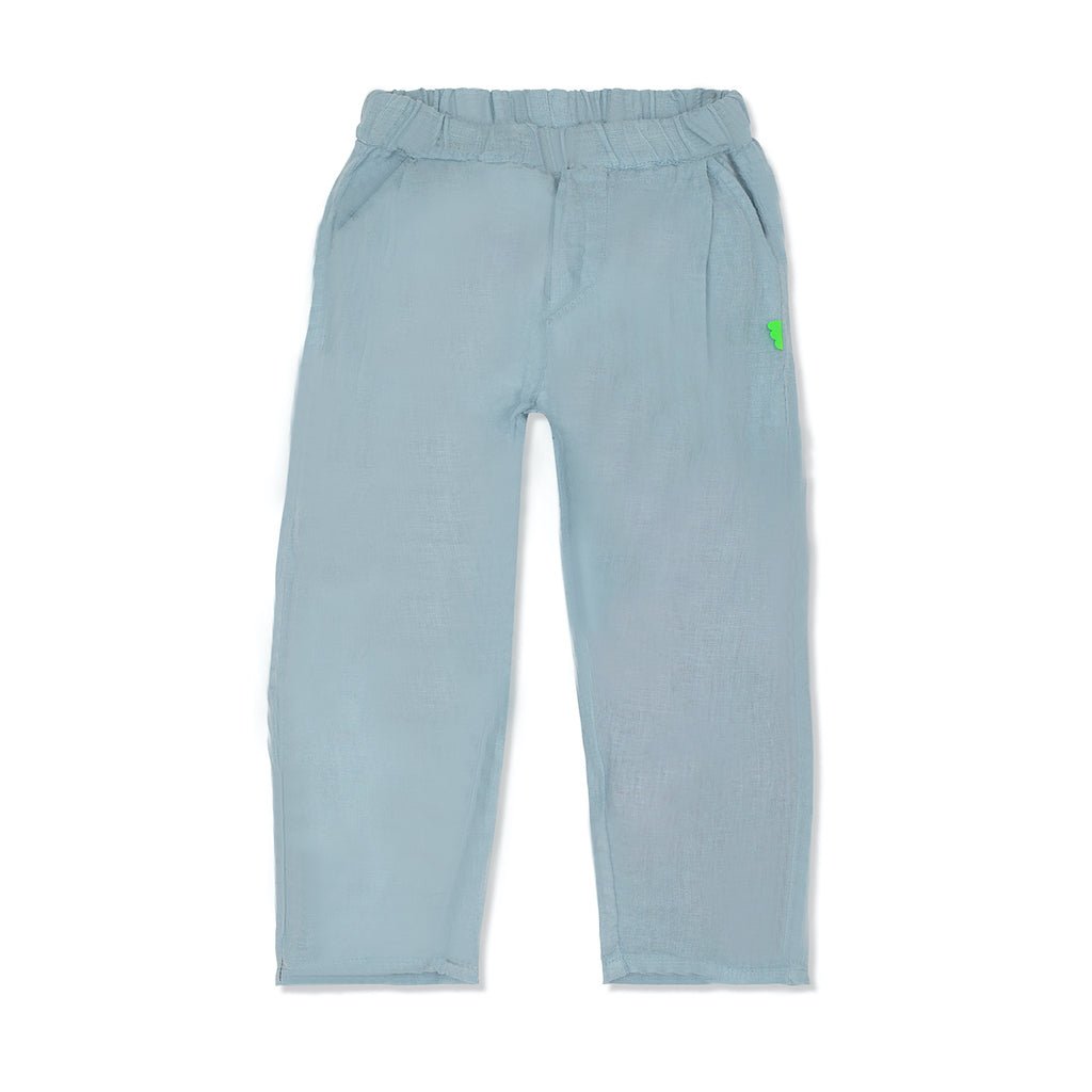 MC Slate Blue Kid Linen Pant