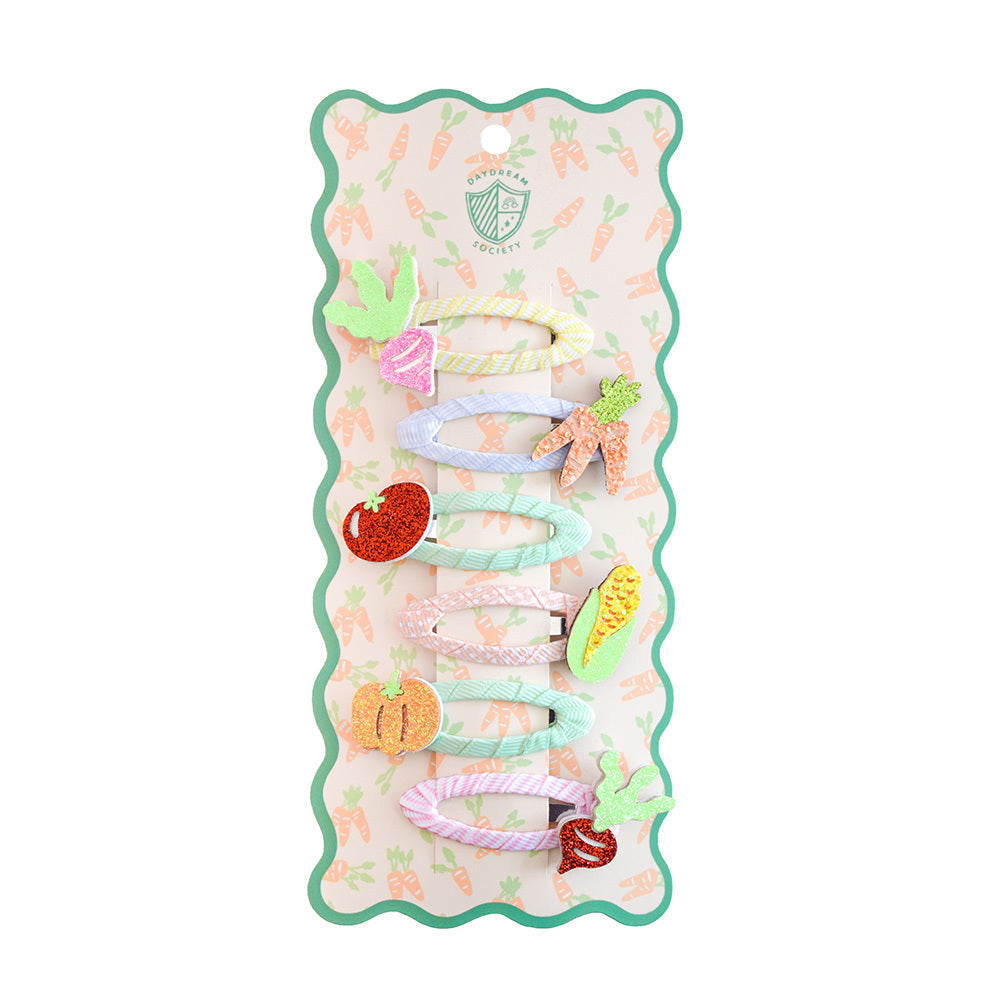 Vegetable Garden Hair Clip Set