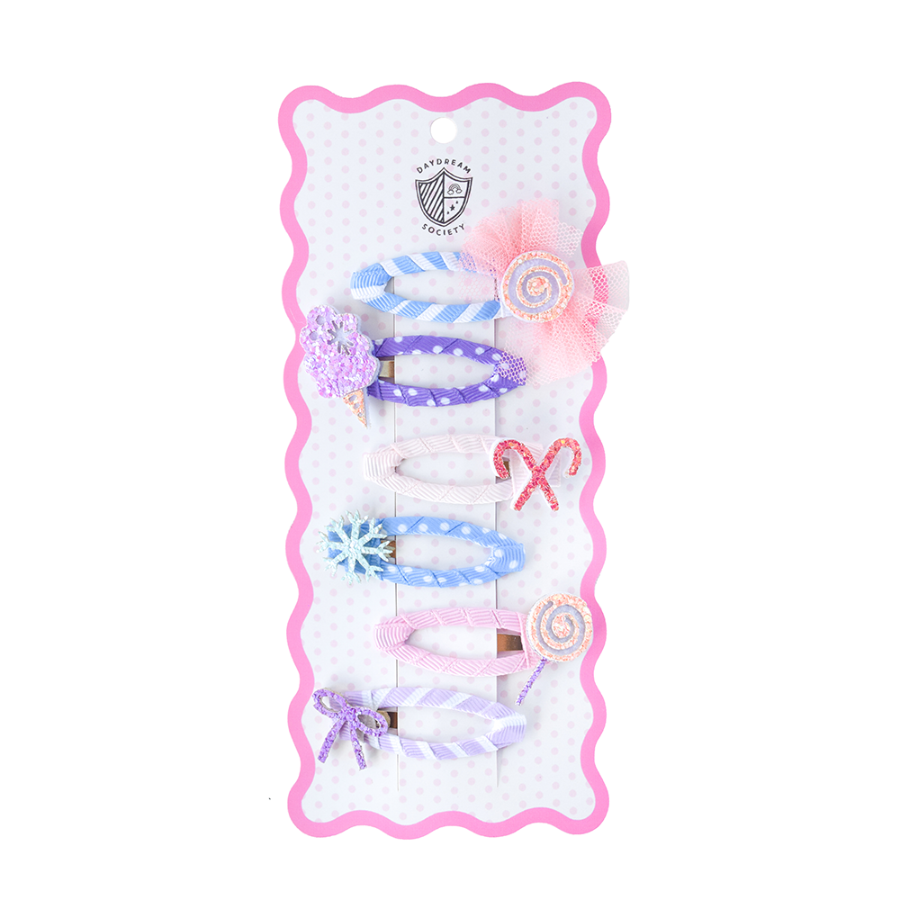 Sugarplum Hair Clip Set