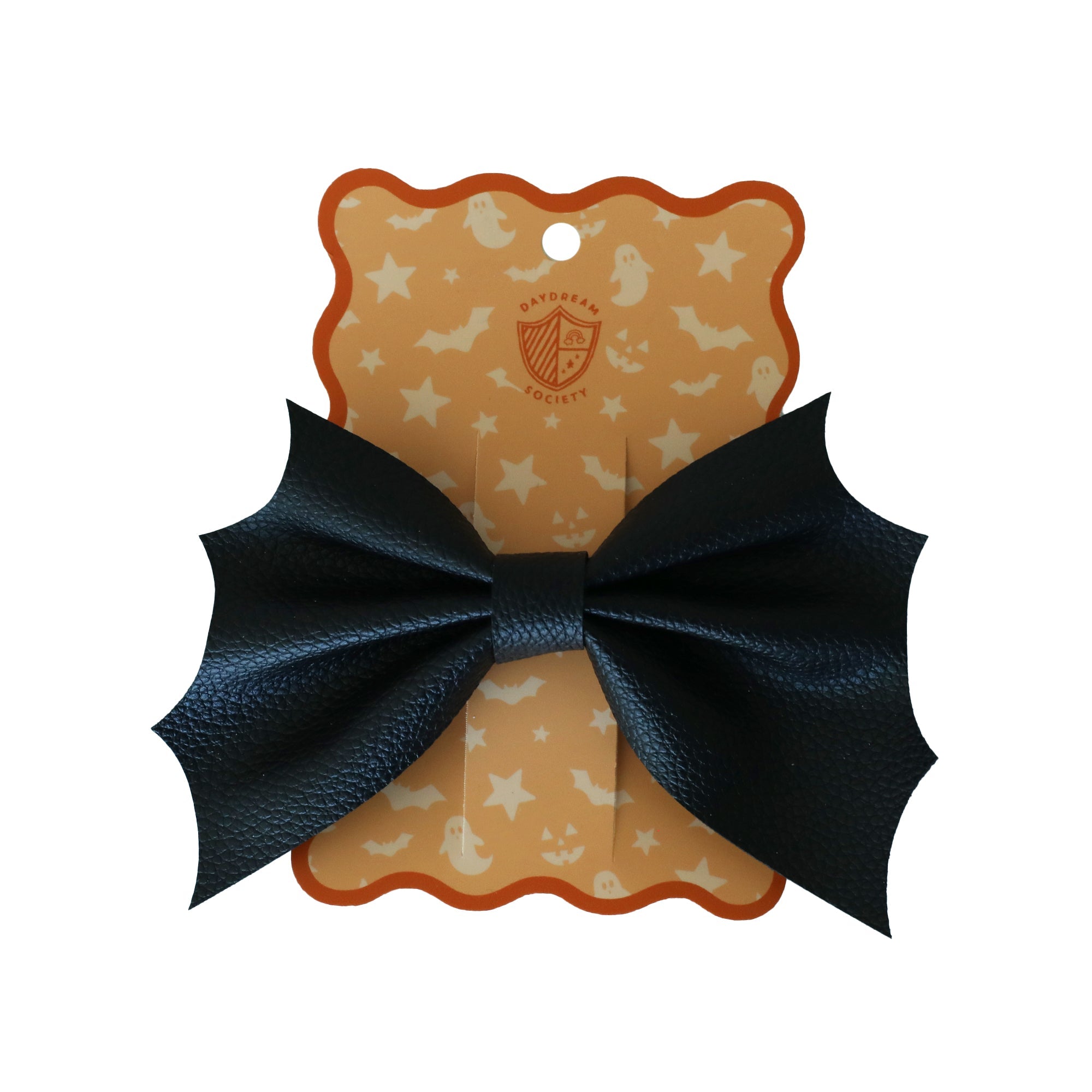 Monster Mash Bat Vegan Leather Hair Clip