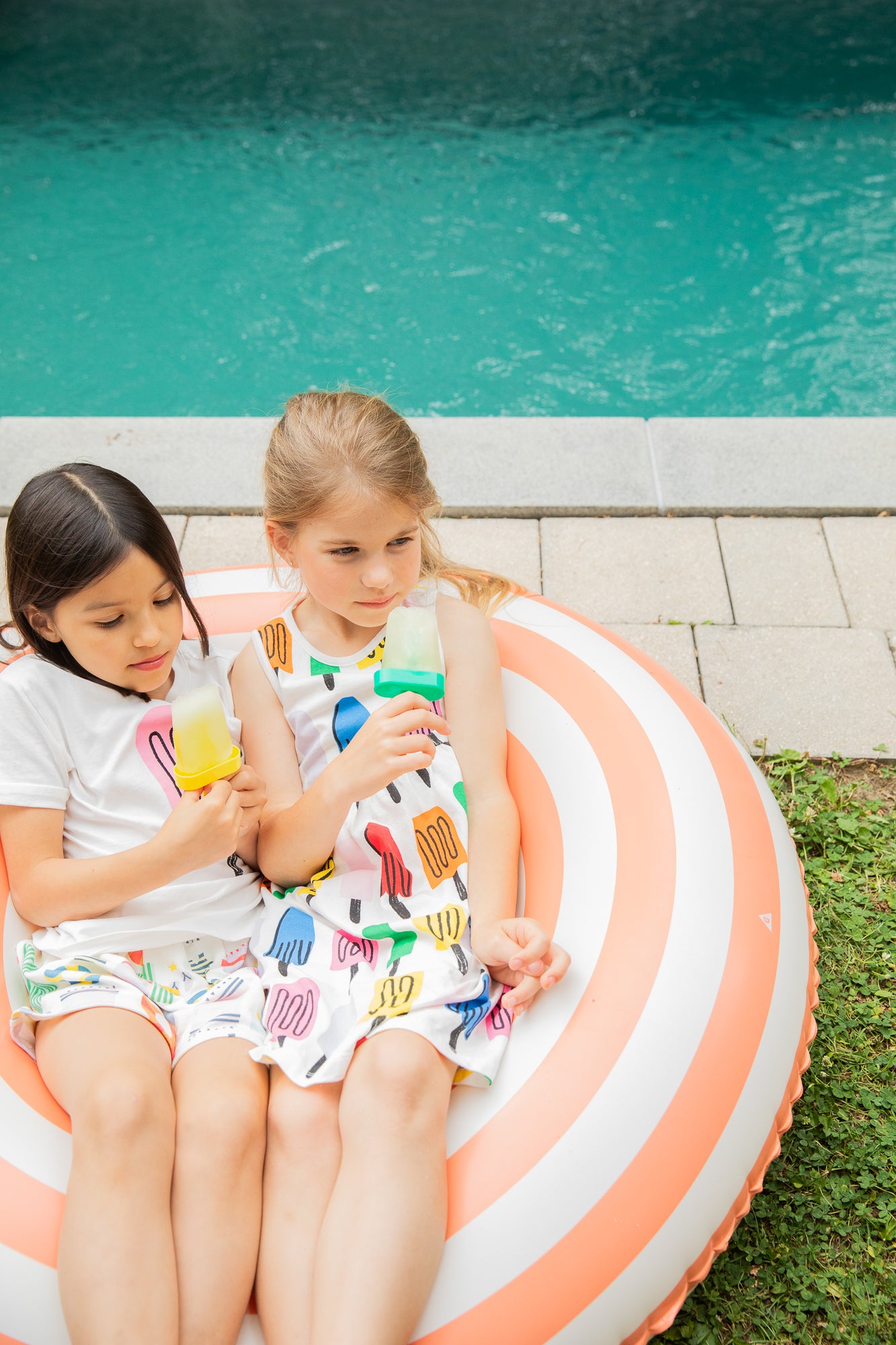 Recycled Cotton Ice Pop Kid Tank Dress