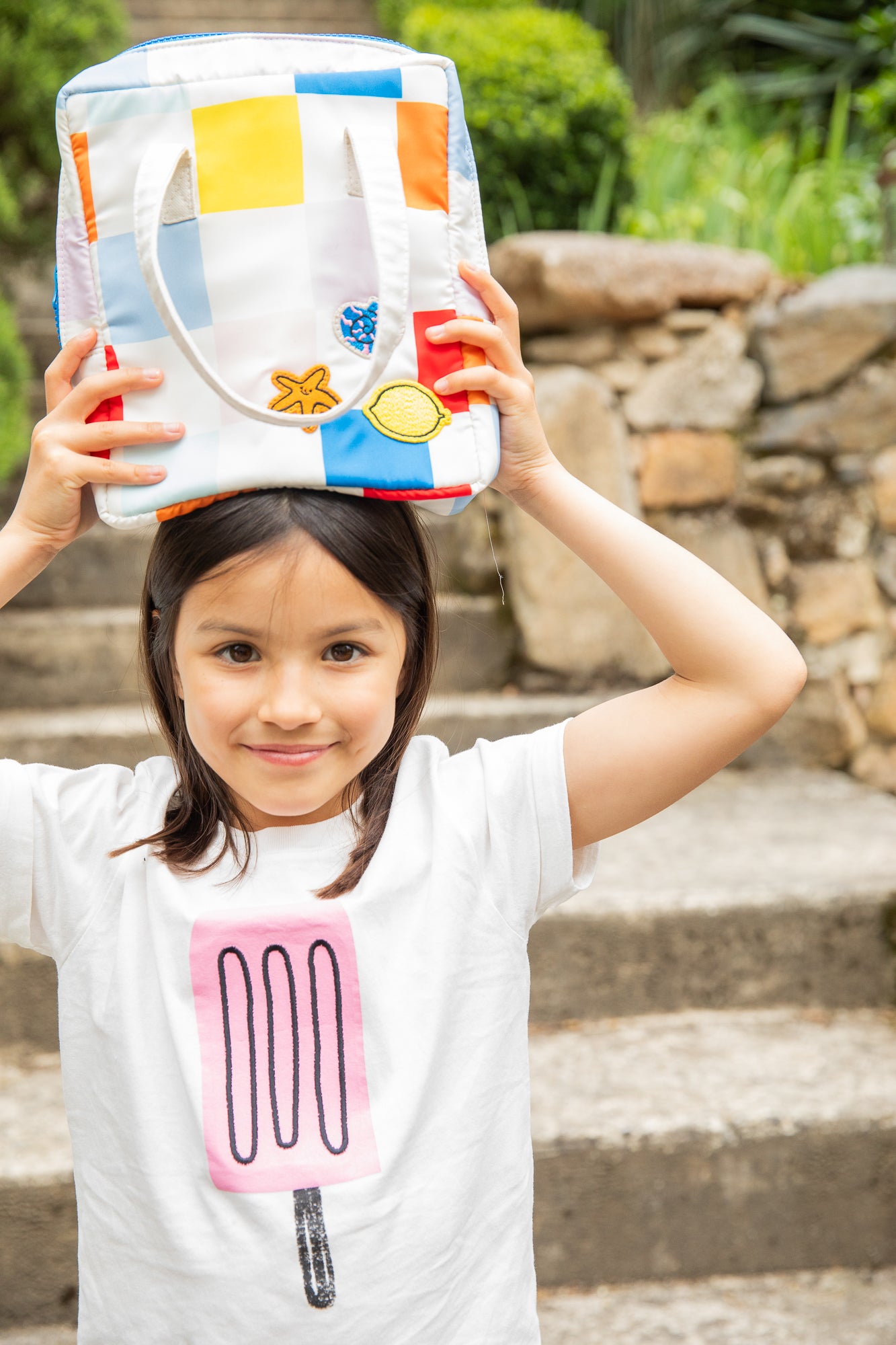 Recycled Cotton Pink Ice Pop Kid T-Shirt