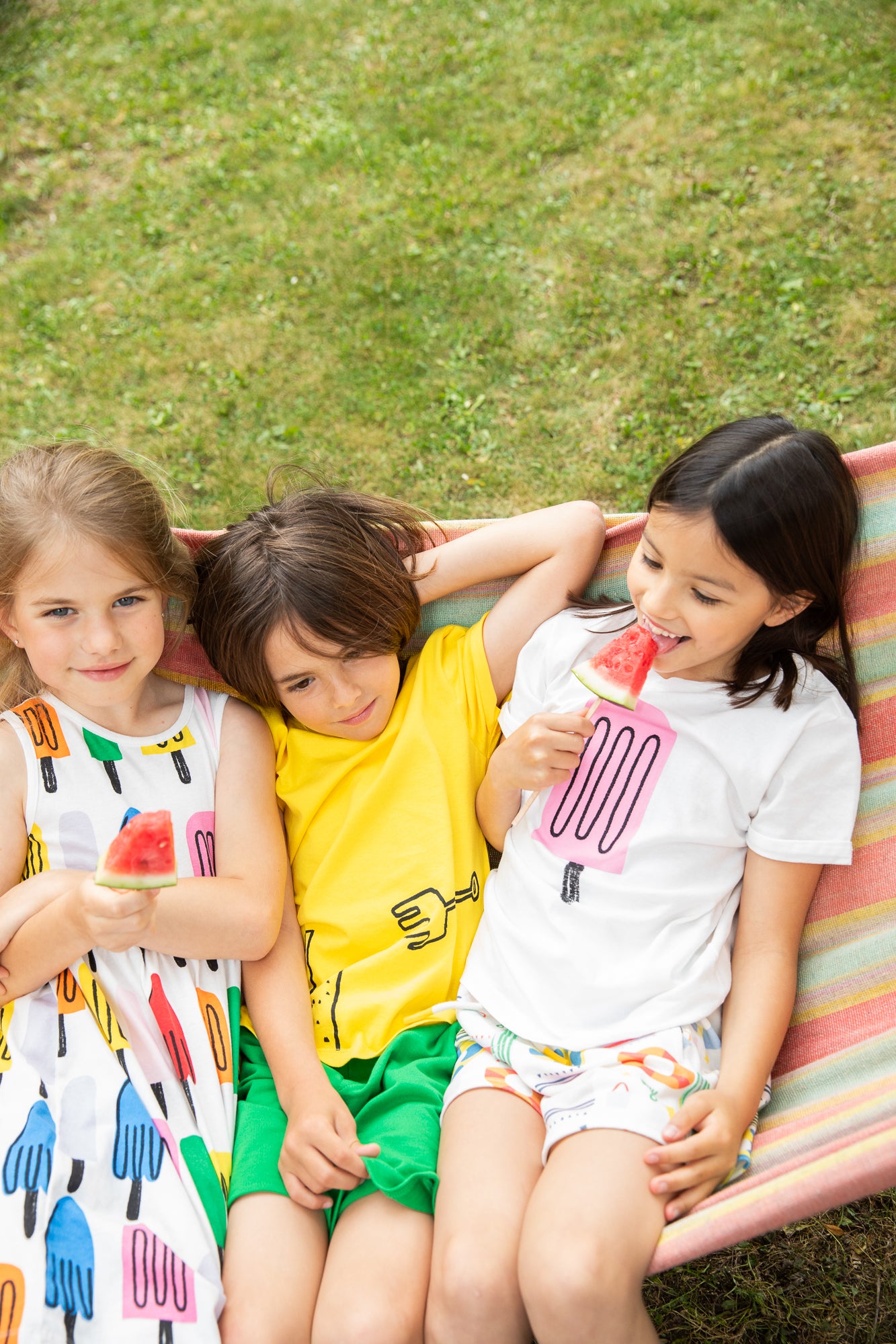 Recycled Cotton Pink Ice Pop Kid T-Shirt