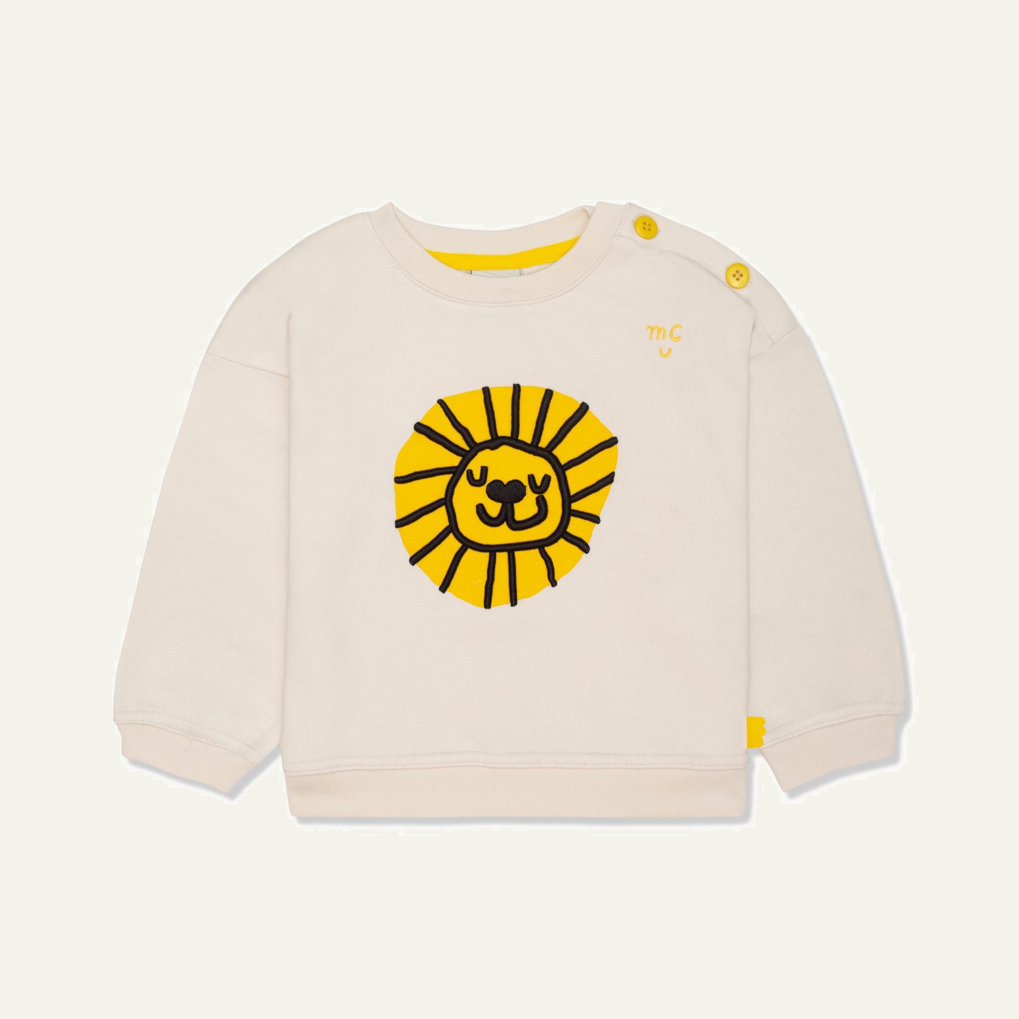 Recycled Cotton Lion Kid Sweatshirt