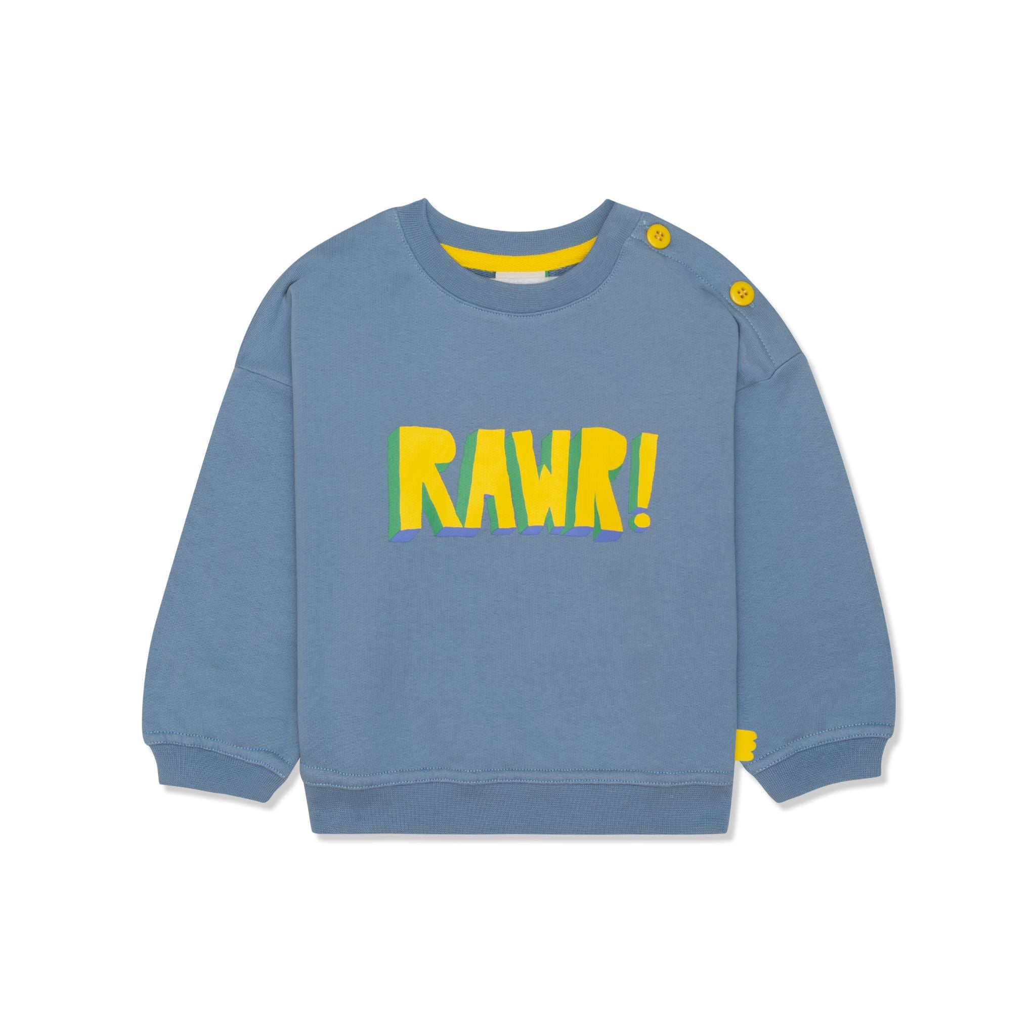 Recycled Cotton Rawr Kid Sweatshirt