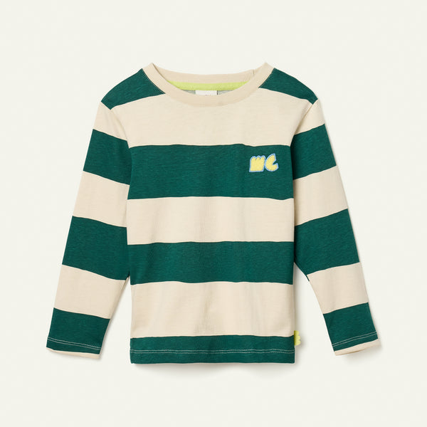 Green Rugby Stripe T-Shirt