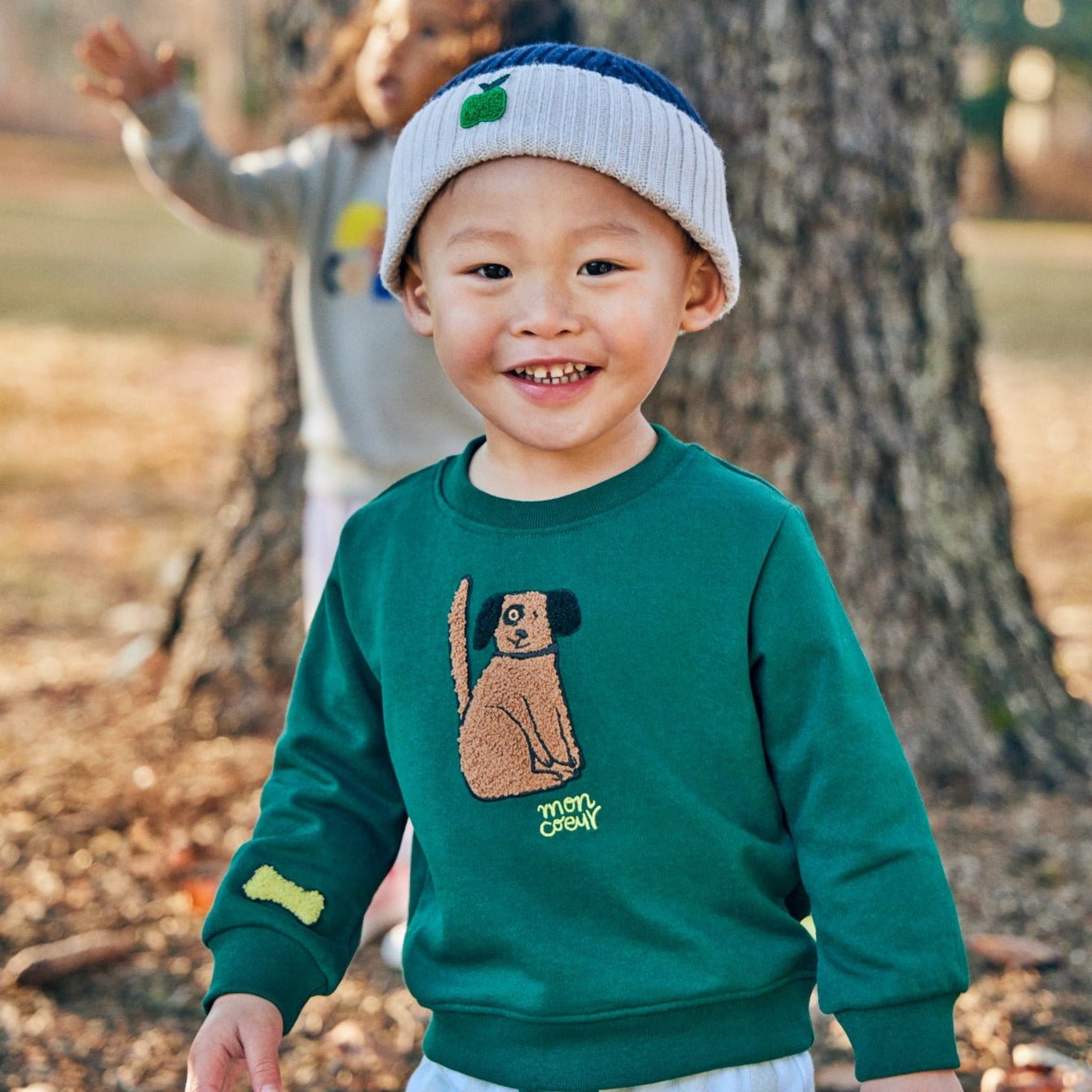 Recycled Cotton Spot Baby Sweatshirt