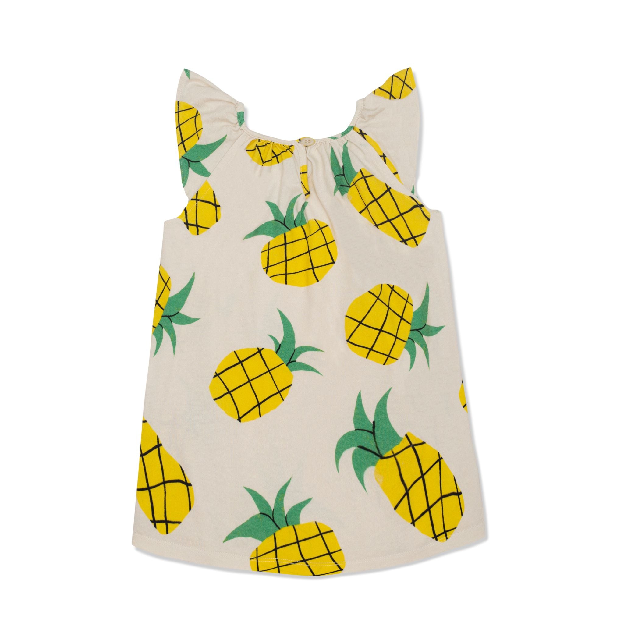 Recycled Cotton Pineapple Harvest Kid Summer Dress