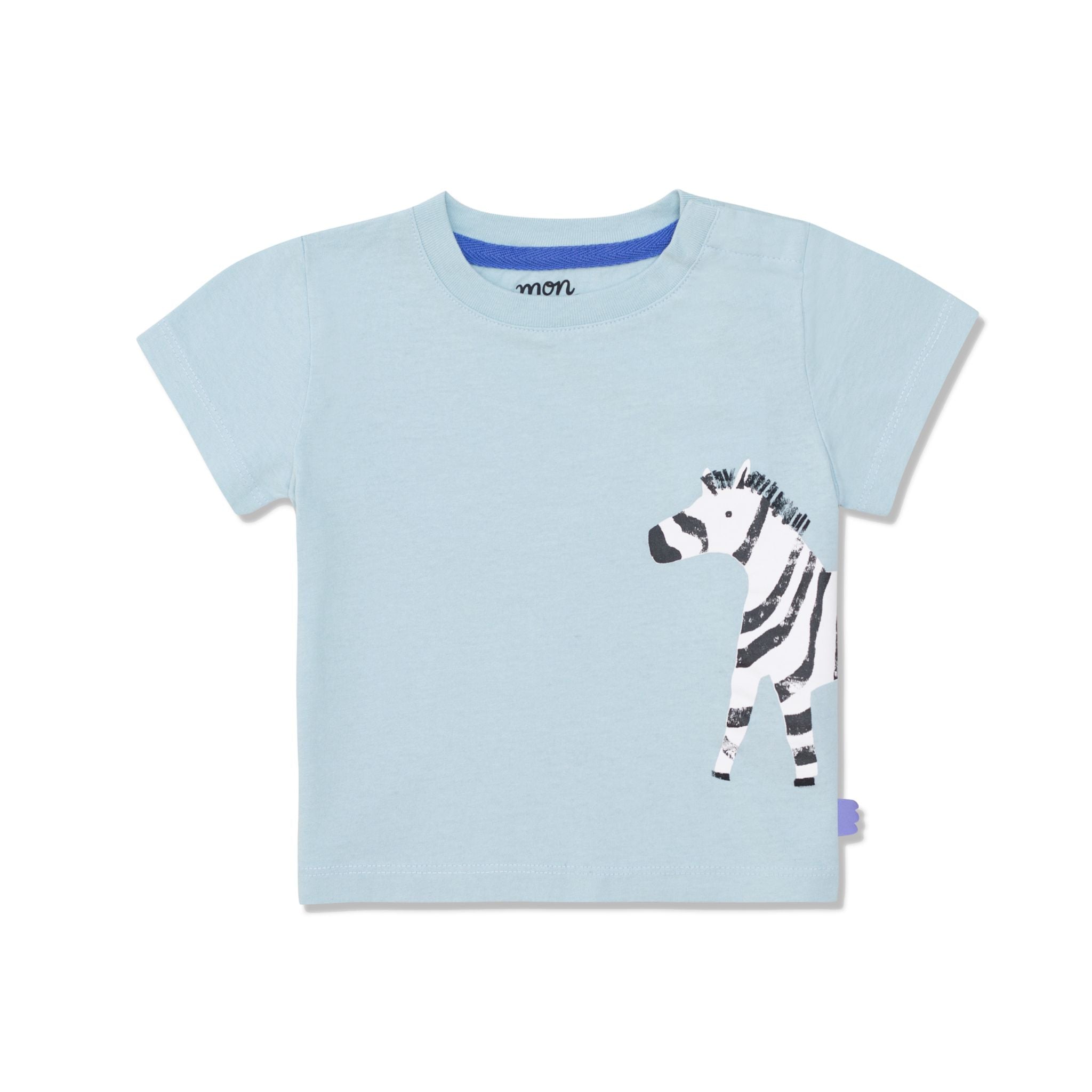 Recycled Cotton Zebra Baby T-shirt