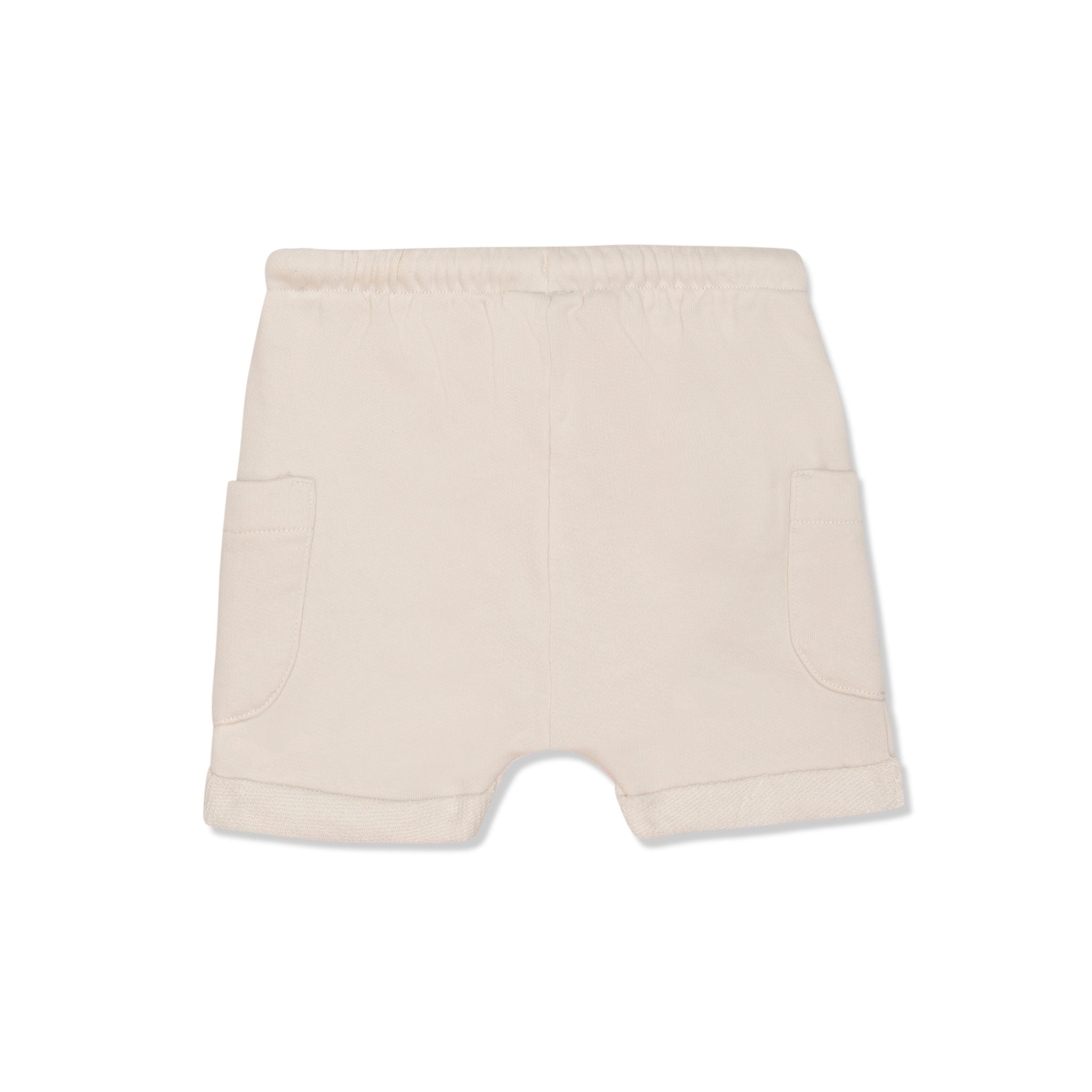 Recycled Cotton Cream Baby Shorts