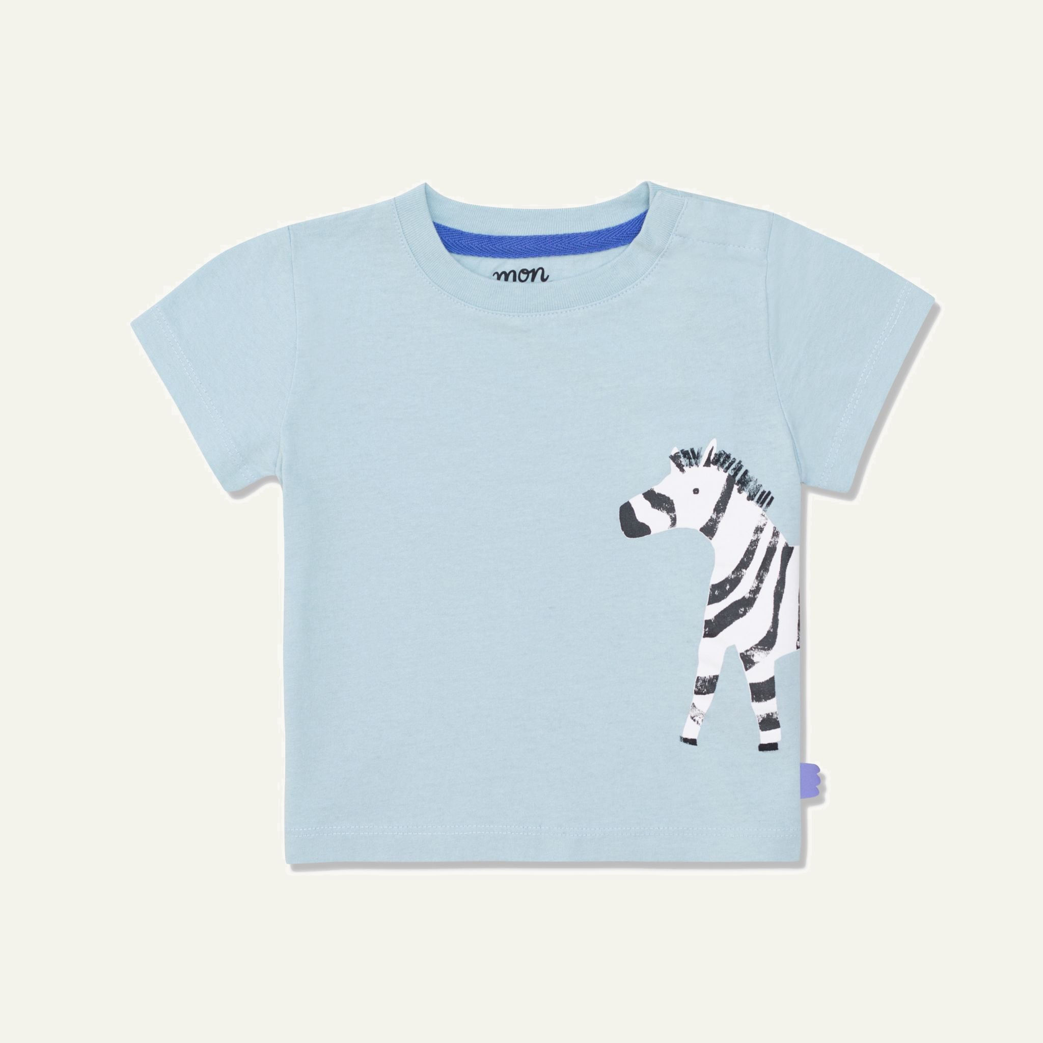 Recycled Cotton Zebra Baby T-shirt