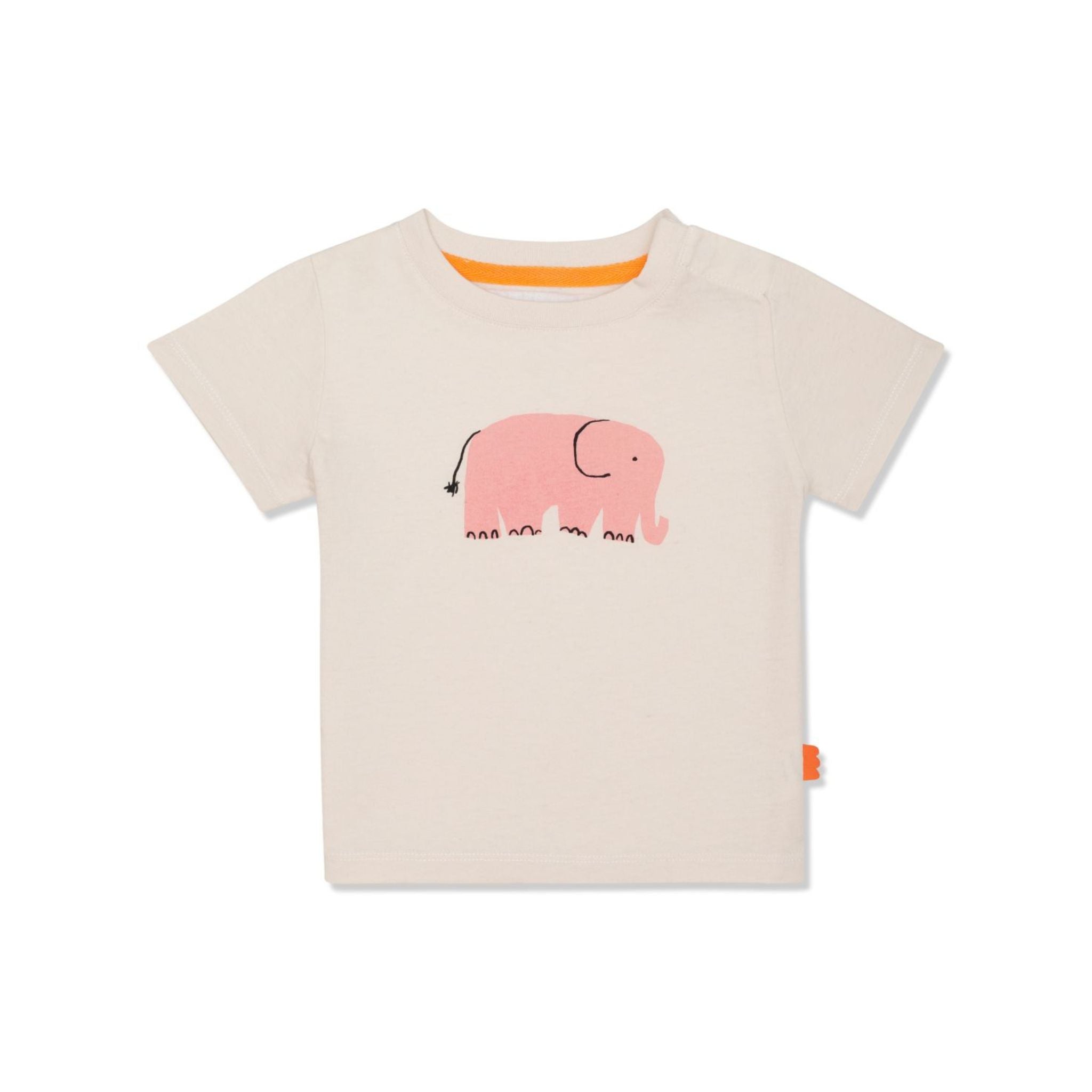 Recycled Cotton Elephant Baby T-shirt