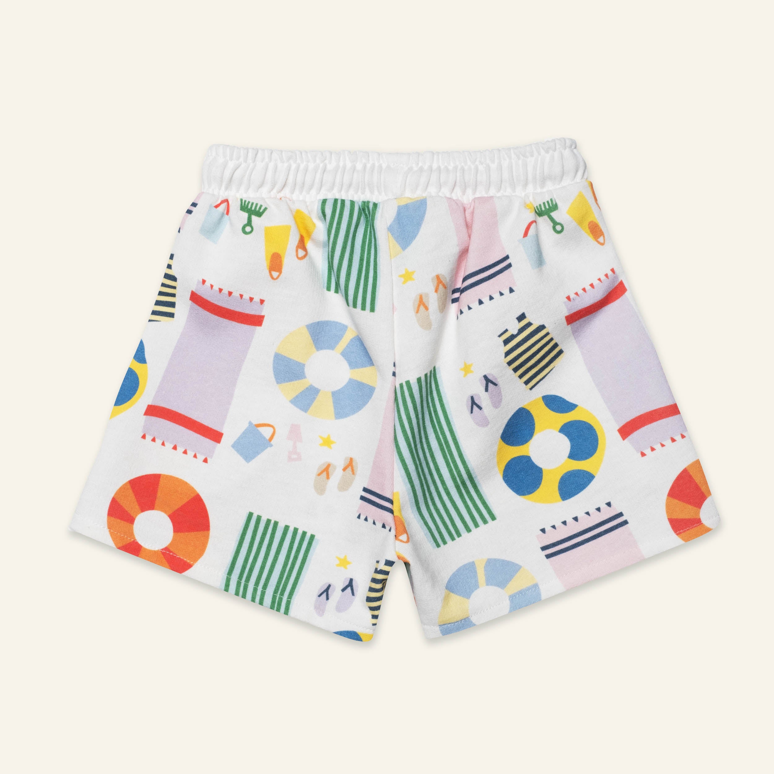 Recycled Cotton Beach Cropped Kid Short