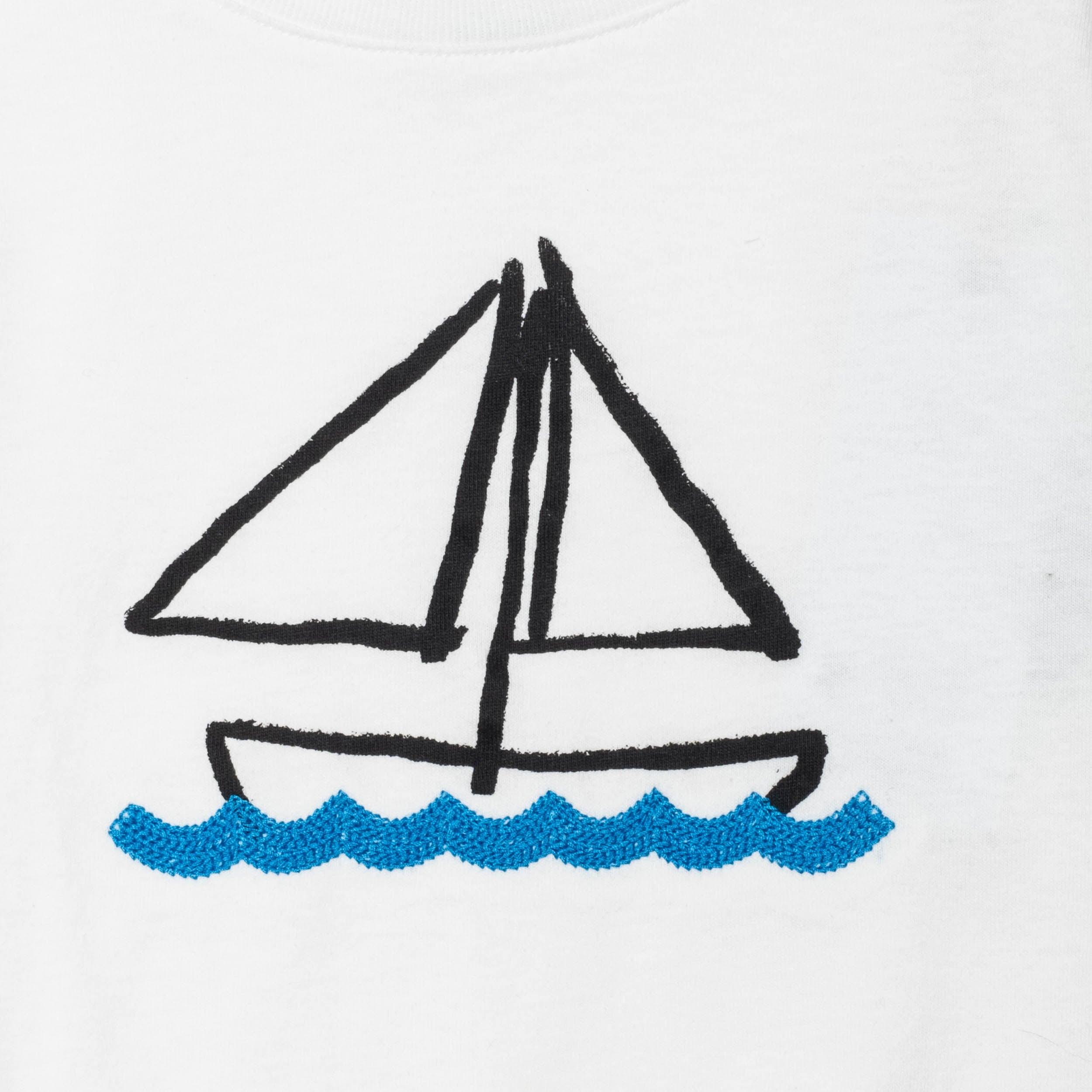 Recycled Cotton Sail Away Baby T-Shirt