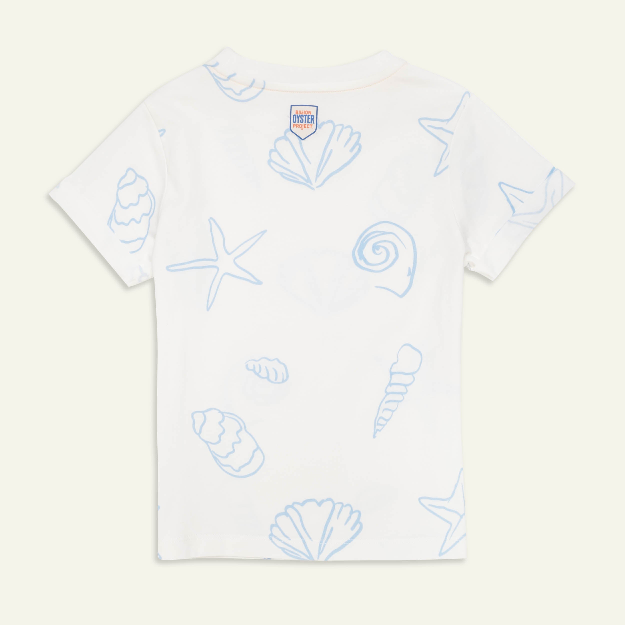 Recycled Cotton Shell T-Shirt for Billion Oyster Project
