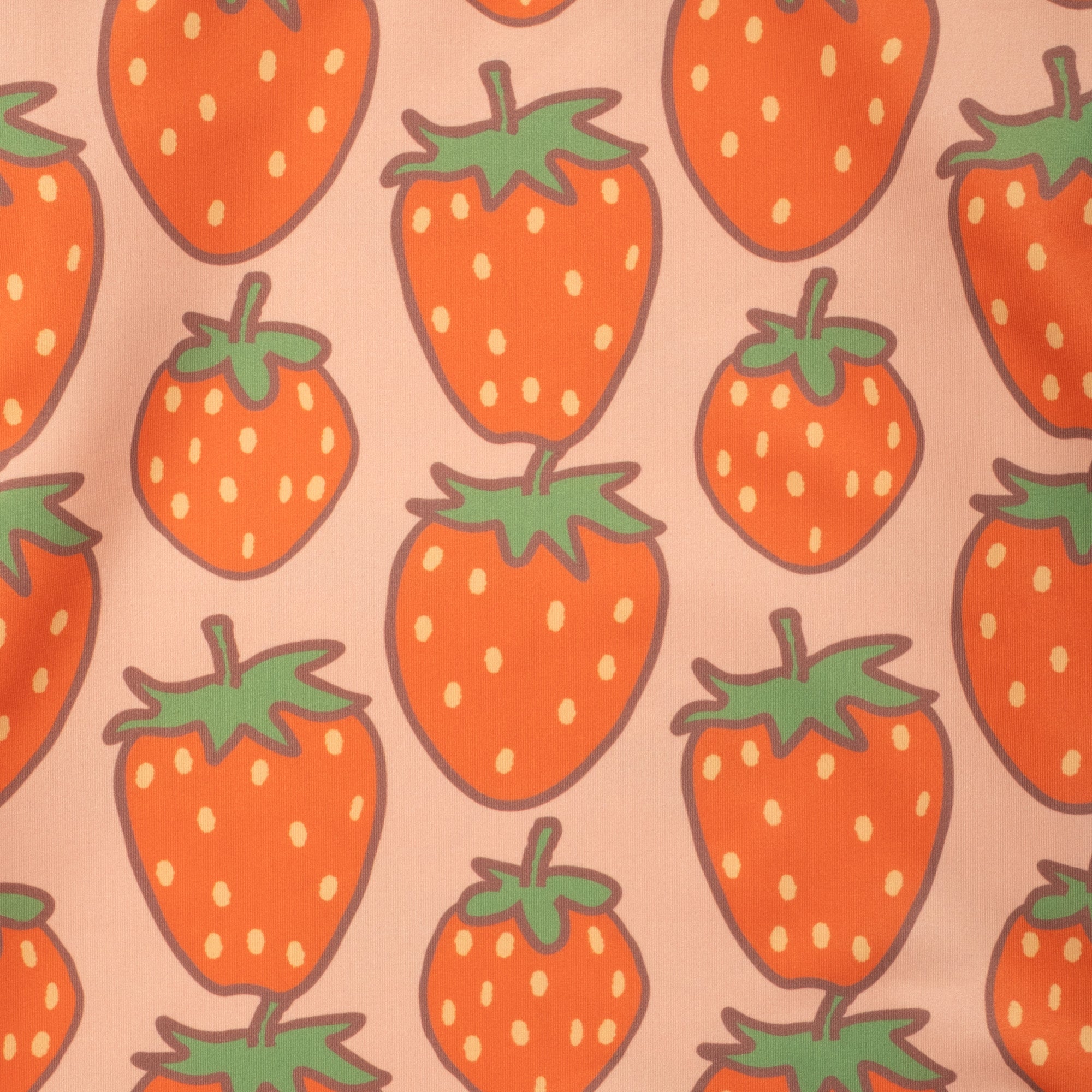 Recycled Strawberry Rashguard Bikini Set