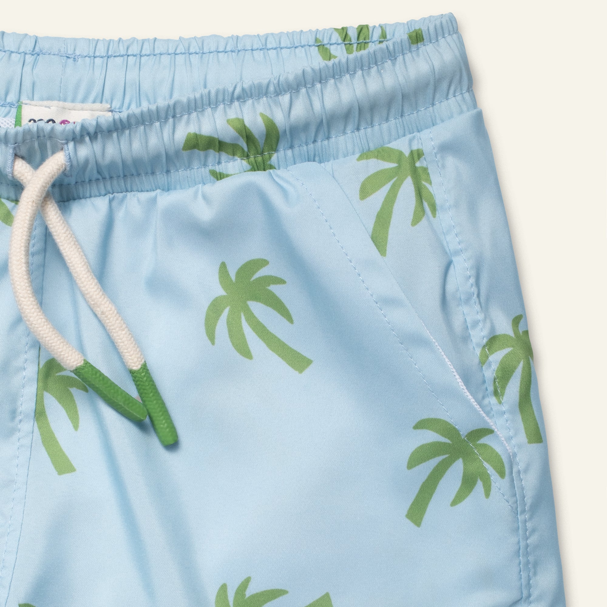 Recycled Palm Tree Swim Trunk