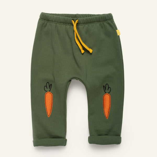 Embroidered Carrot Jogger