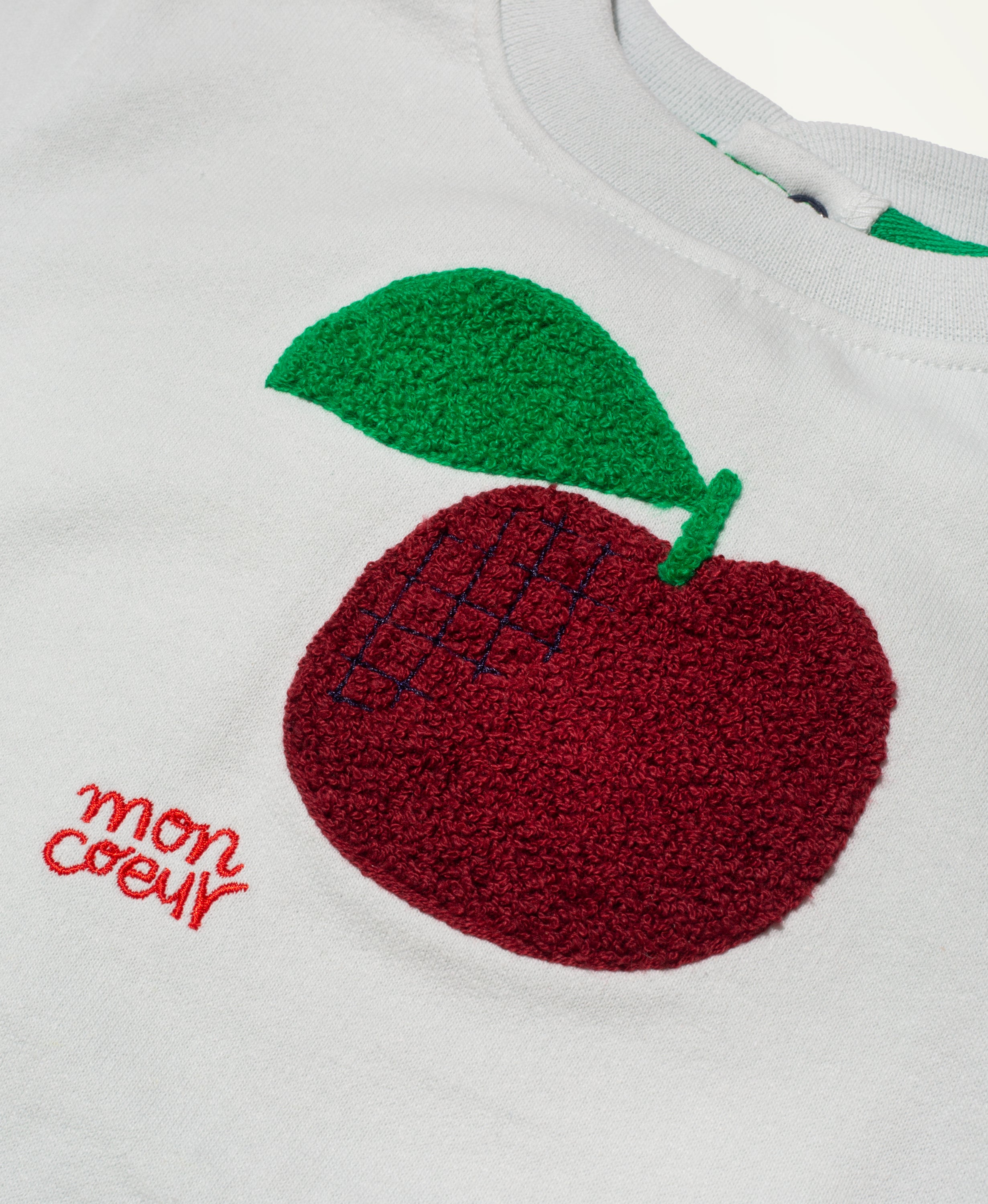 Recycled Cotton Apple Baby Sweatshirt