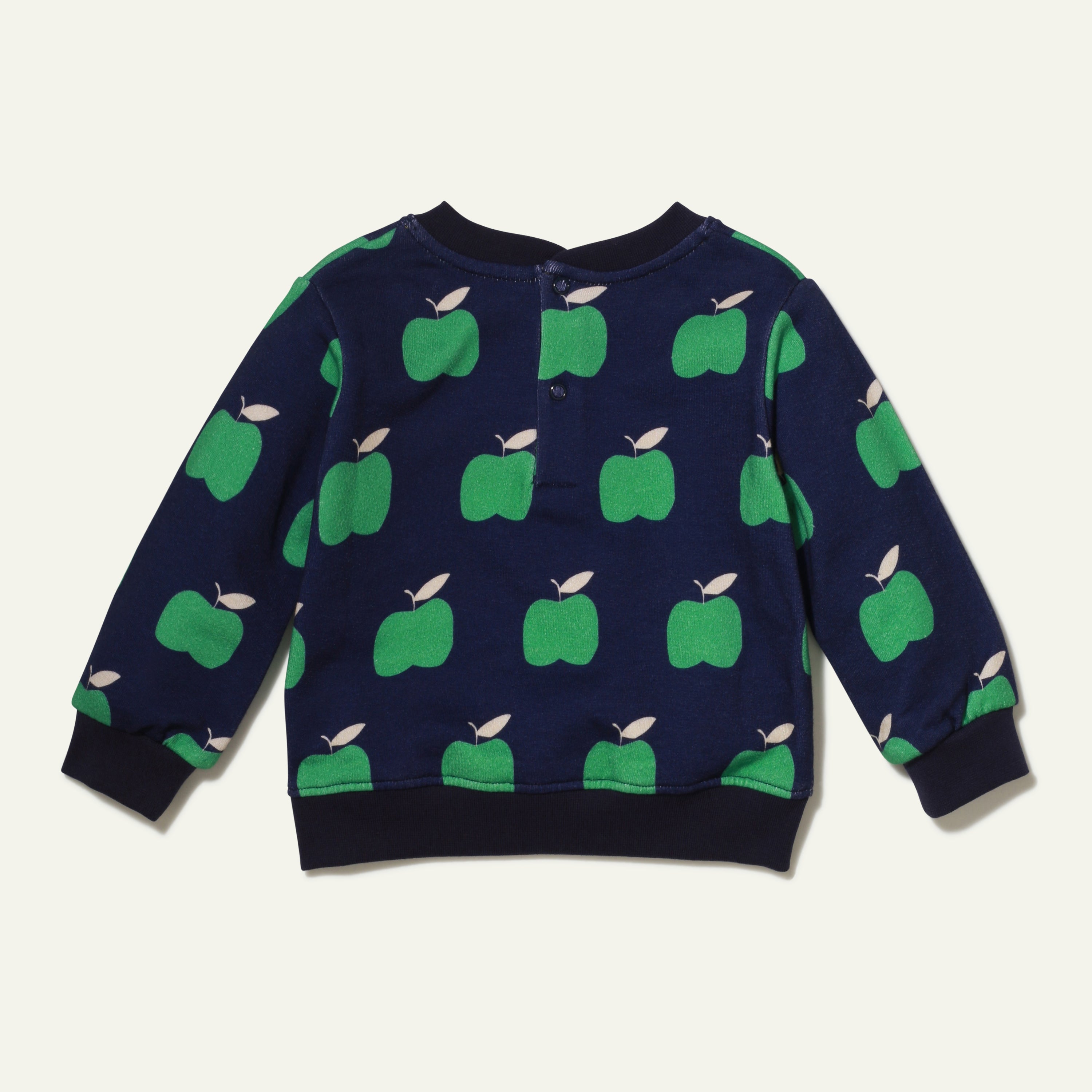 Recycled Cotton Apples Baby Sweatshirt