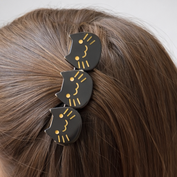 Kitty Hair Clips – (Set of 2)