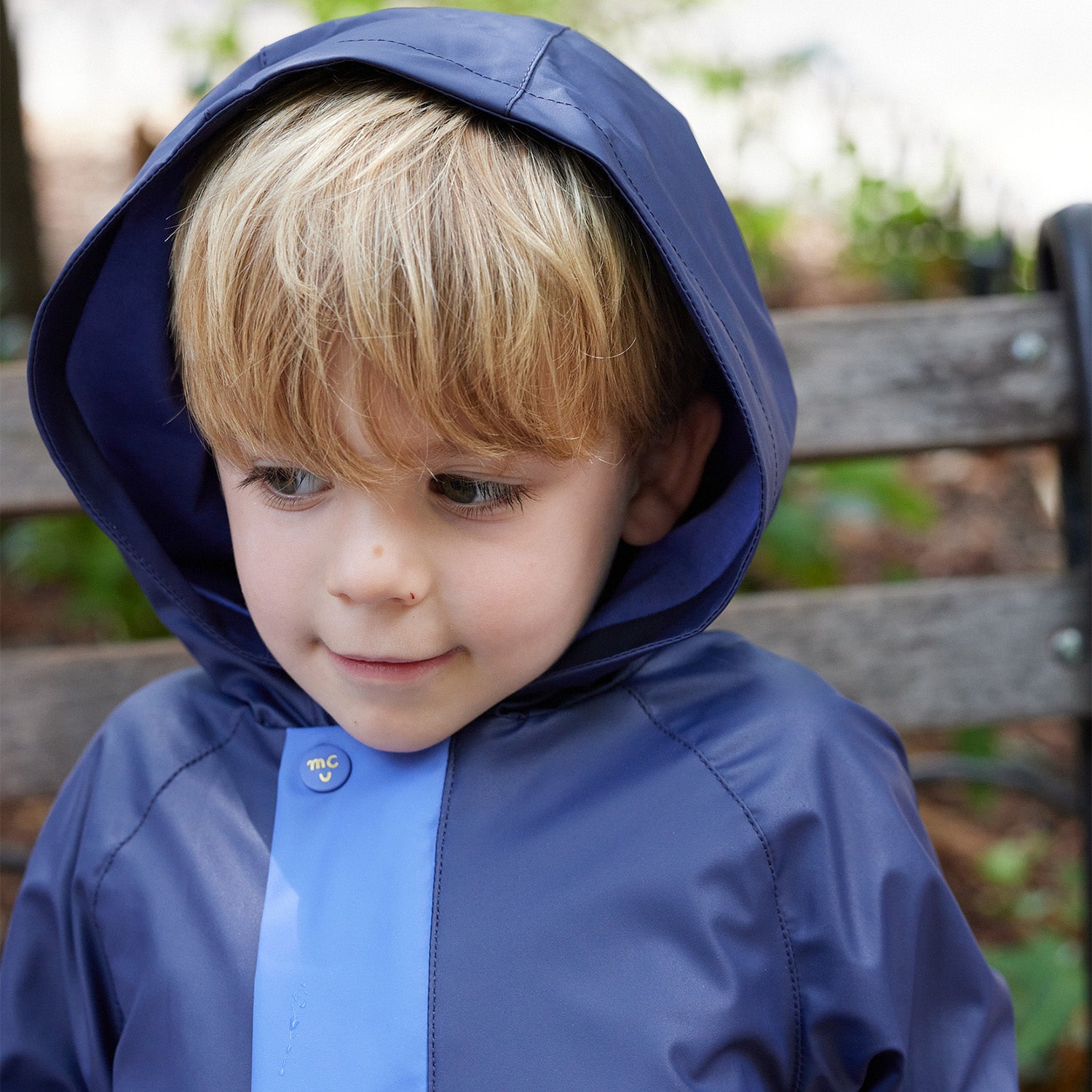 Colorblock Baby Raincoat