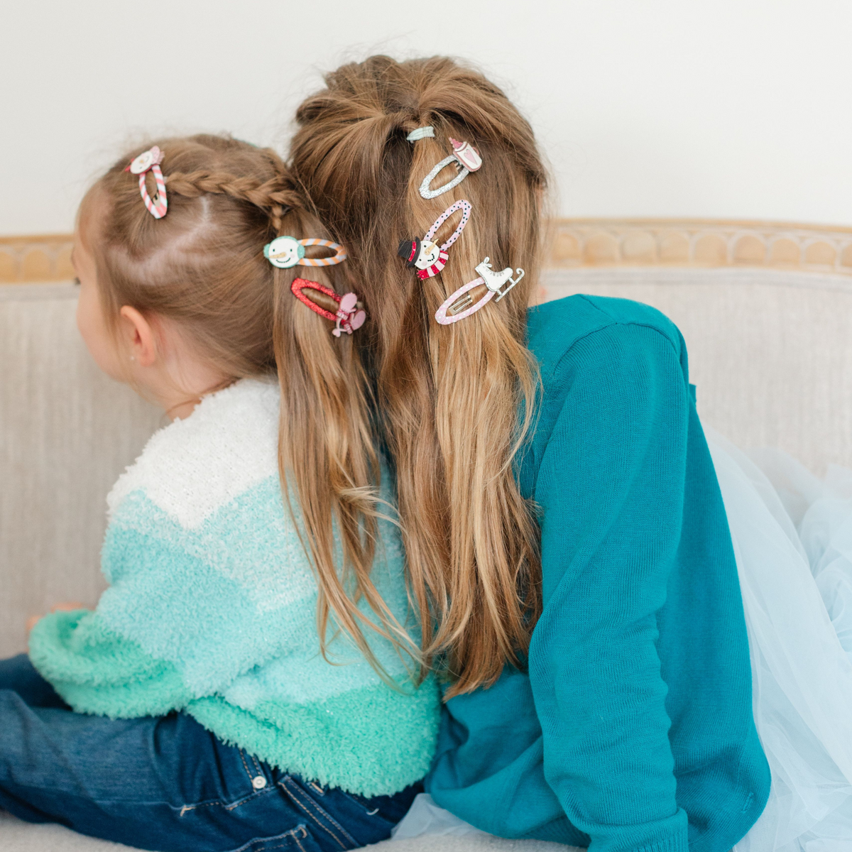 Blizzard Buddies Snowman Hair Clip Set